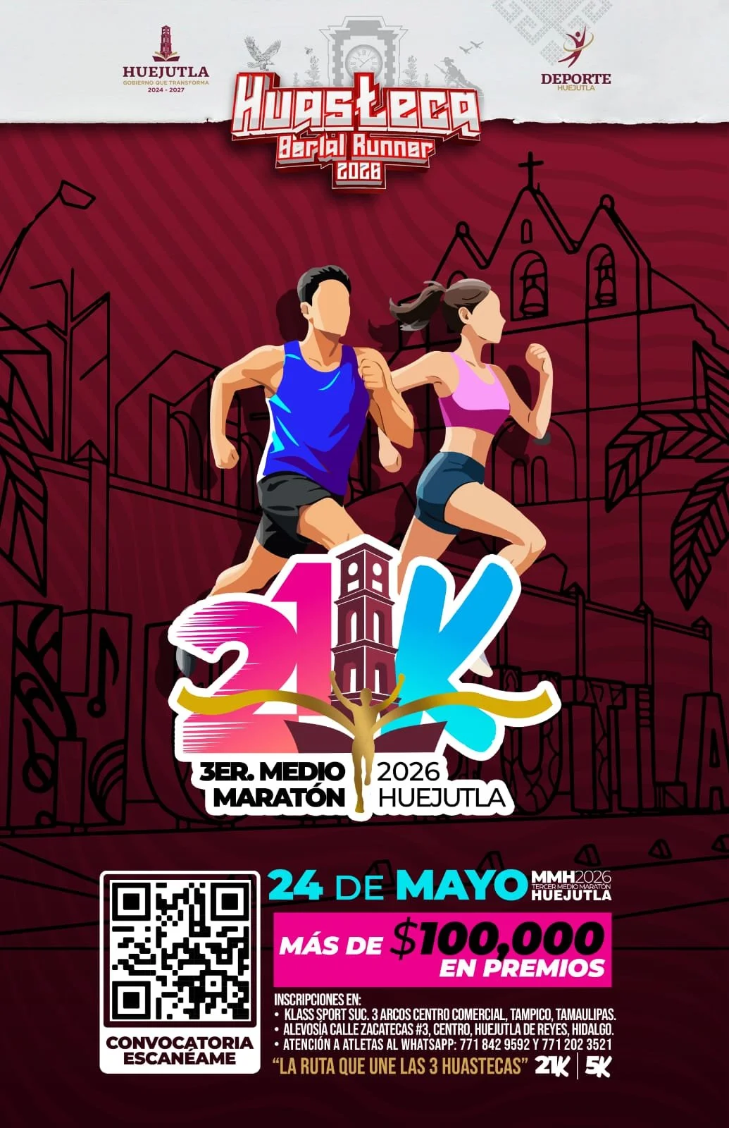 3er. Medio Maratón Huejutla