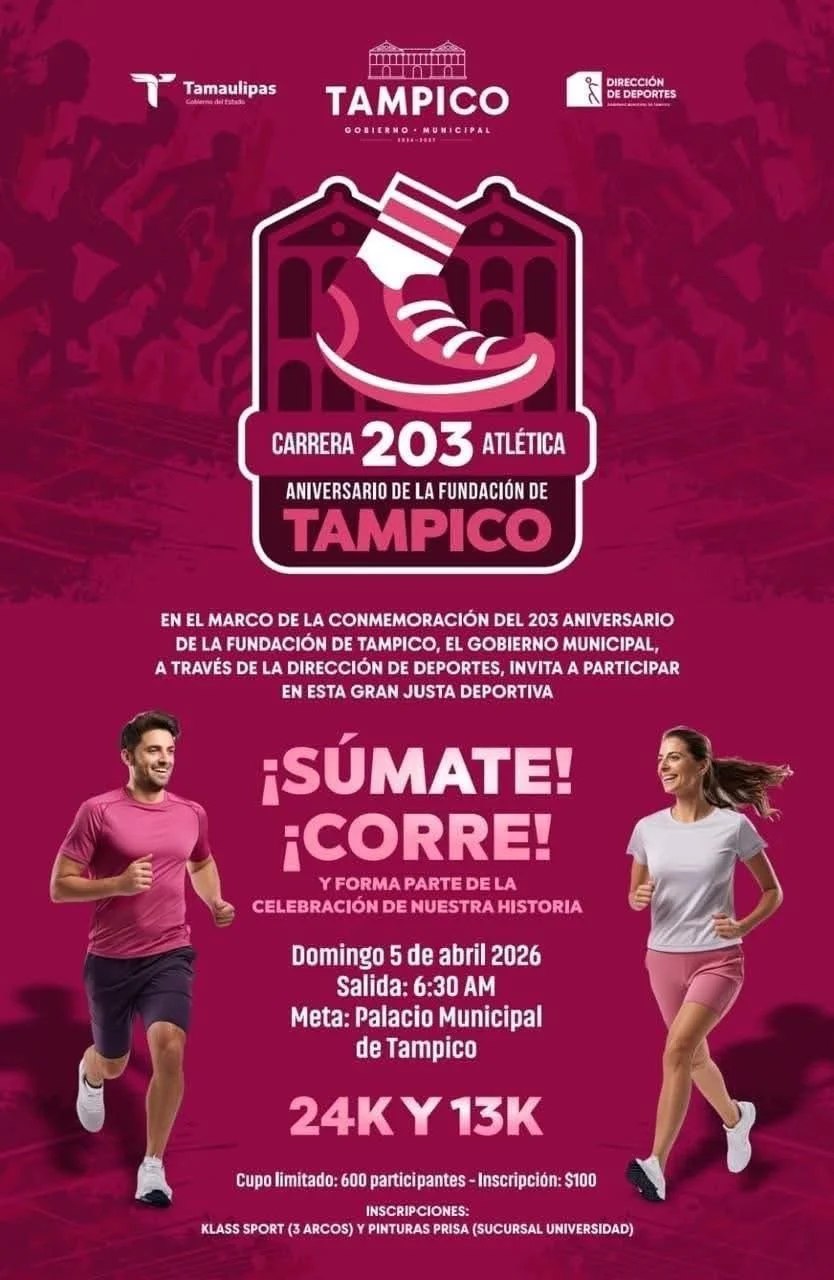 Carrera 203 Aniversario de la Fundación de Tampico