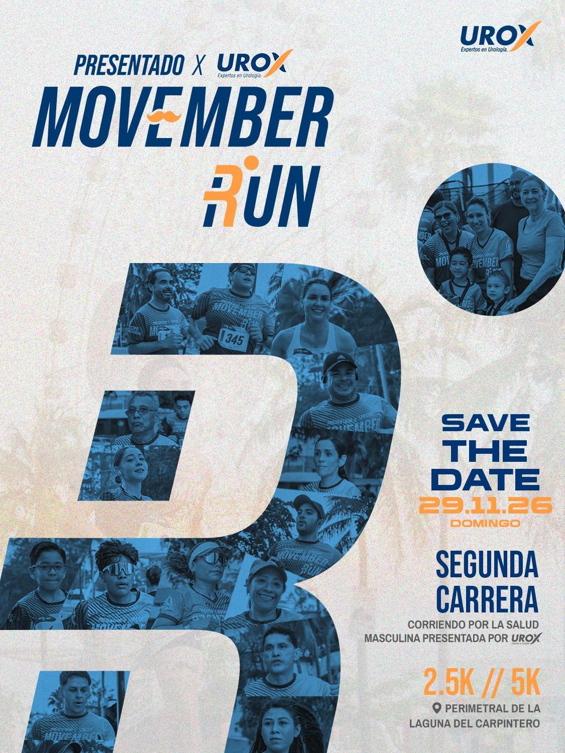 Carrera "Movember Run" Presentada Por UROX 