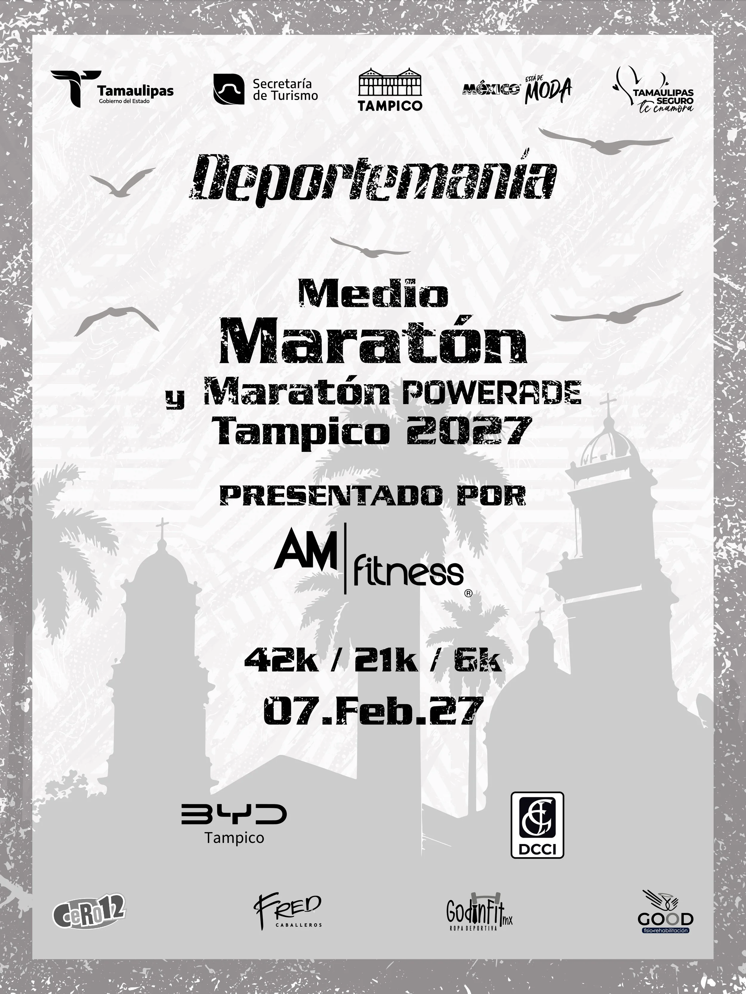 Medio Maratón y Maraton Tampico 2027