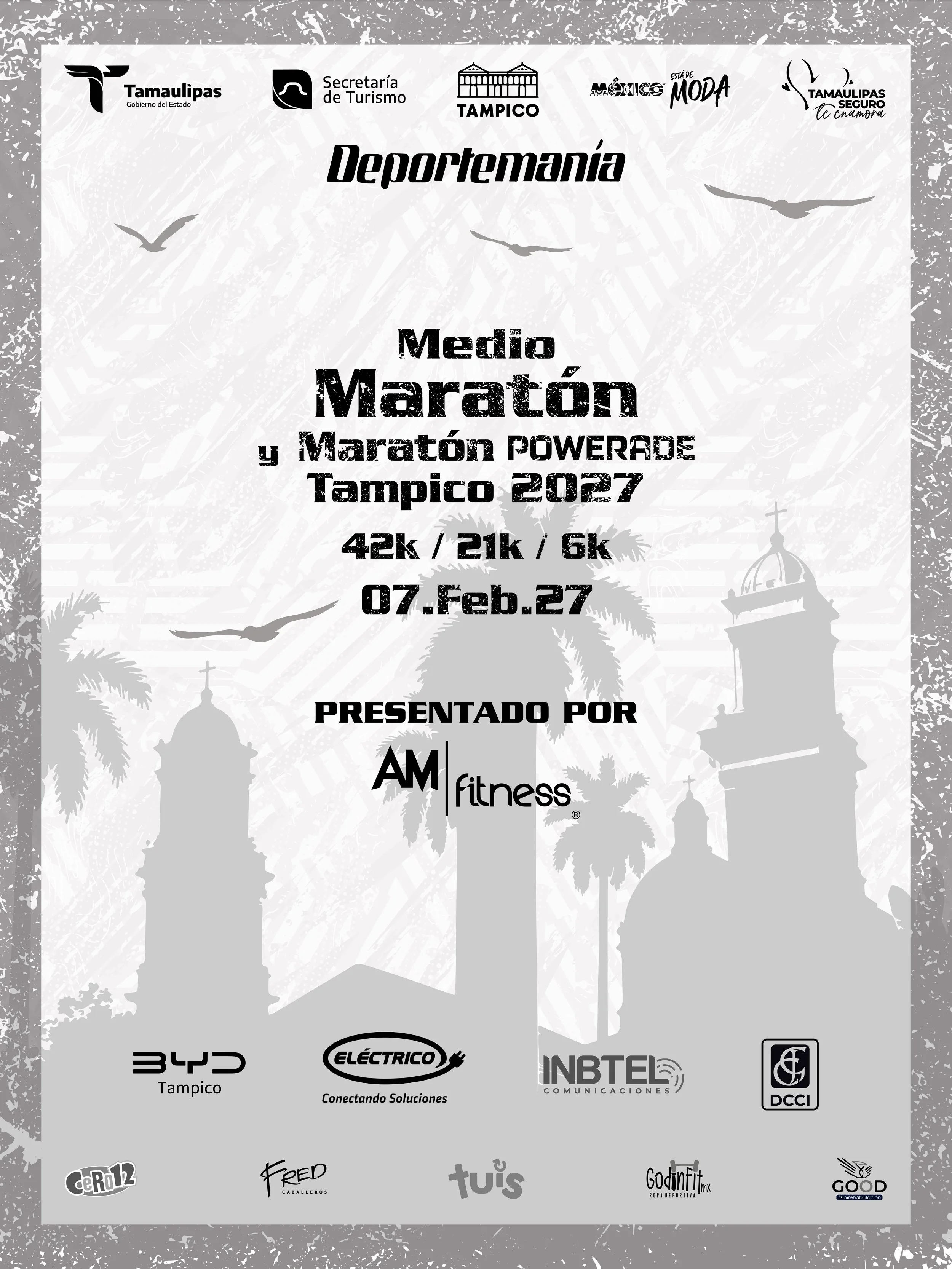 Medio Maratón y Maraton Tampico 2027