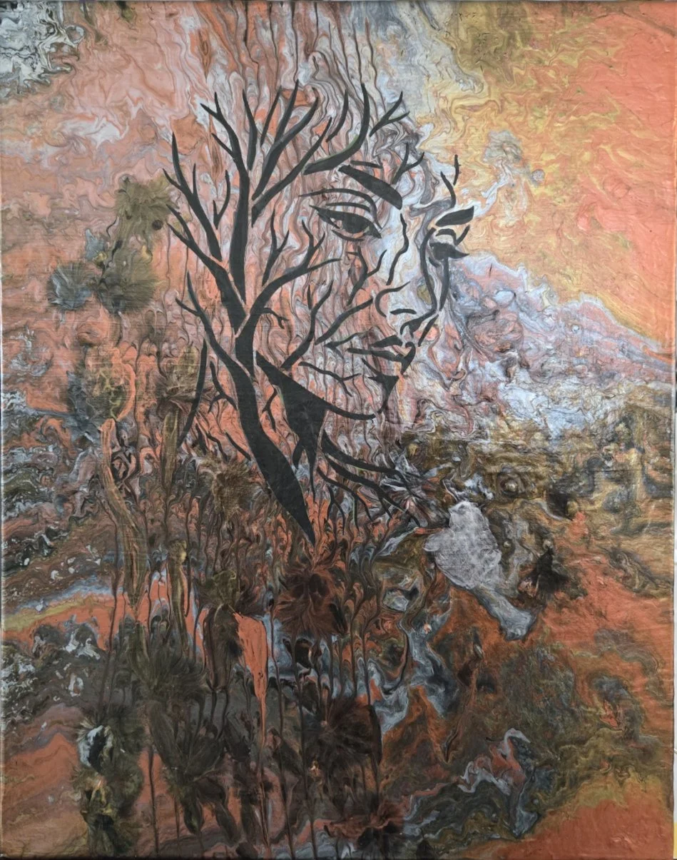 Dryad
Acrylics on 16"x20" canvas