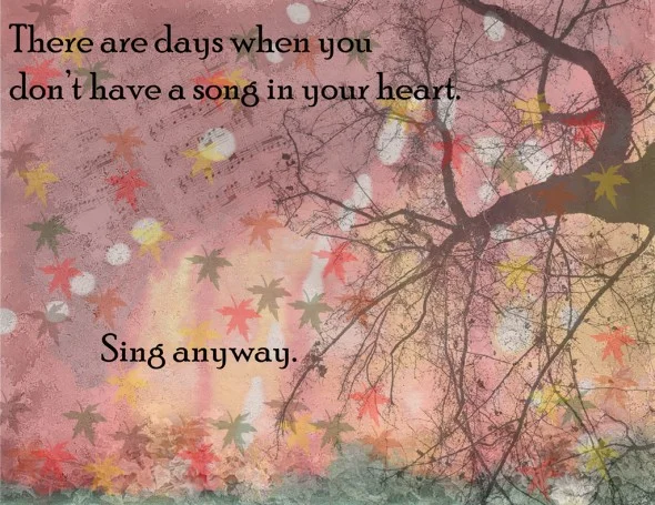 Sing Anyway © Kelly Naylor 2010