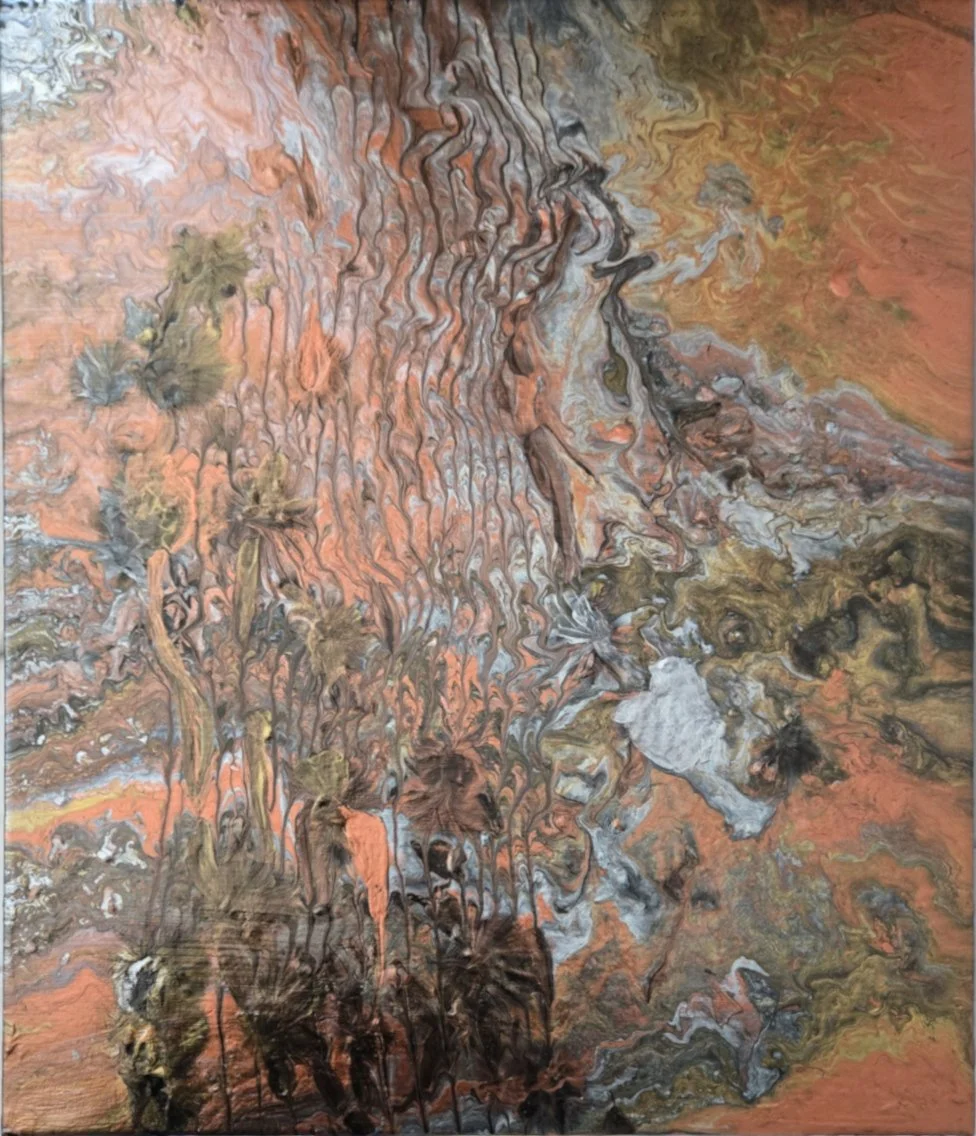 Old Bark
Acrylics on 16"x20" canvas