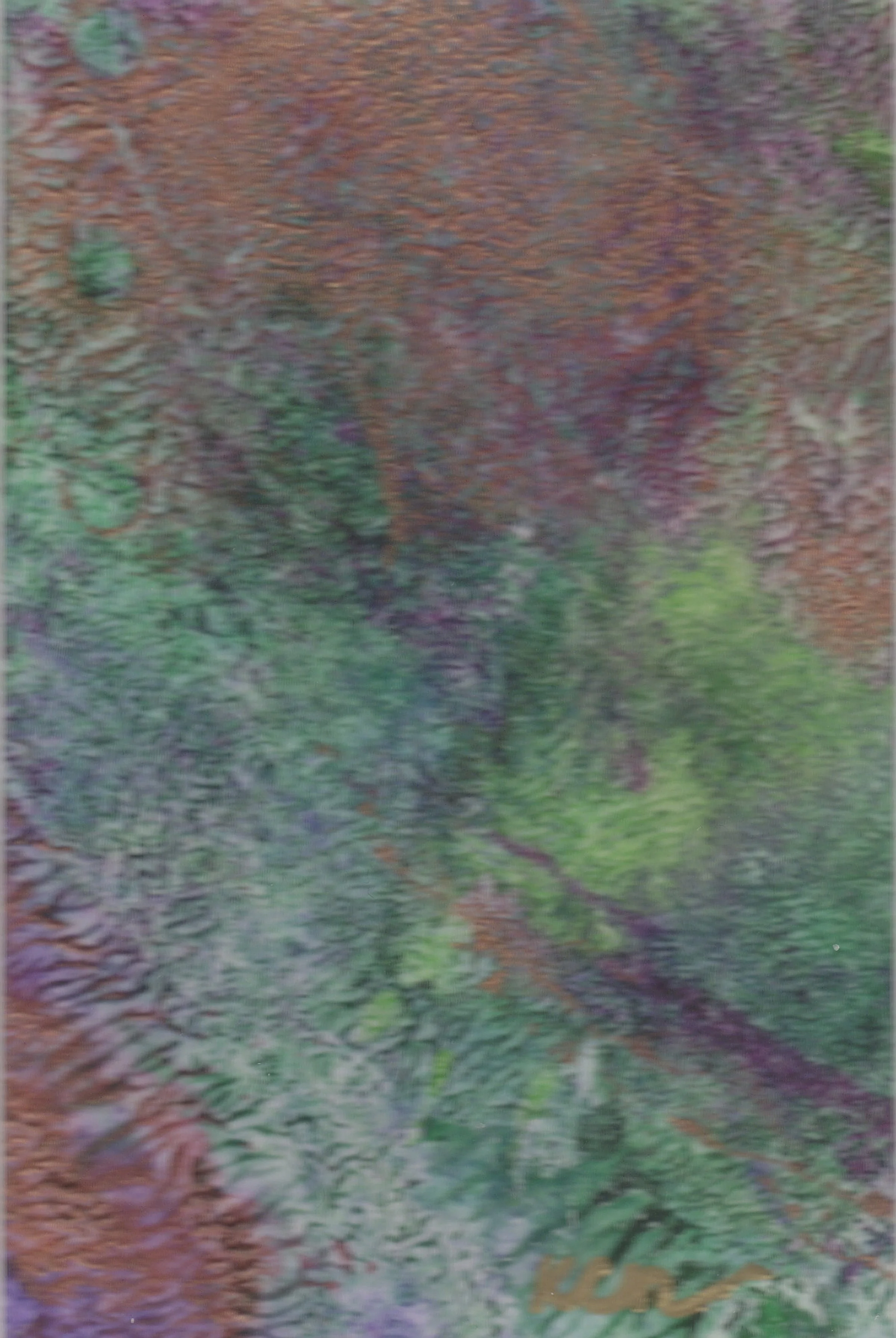 Alone
Encaustic (wax) on glossy paper