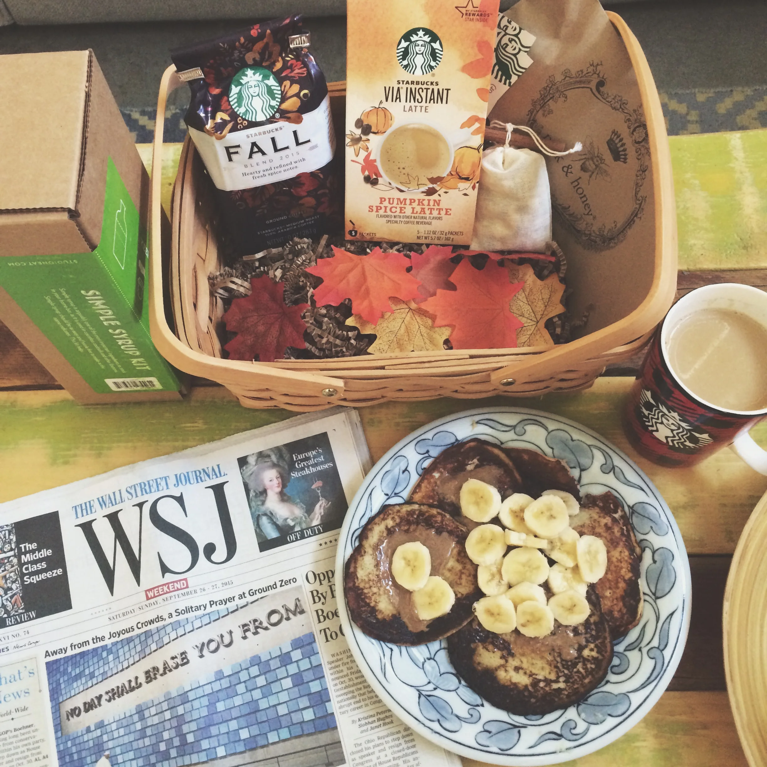 Cozy fall morning in the FJ household