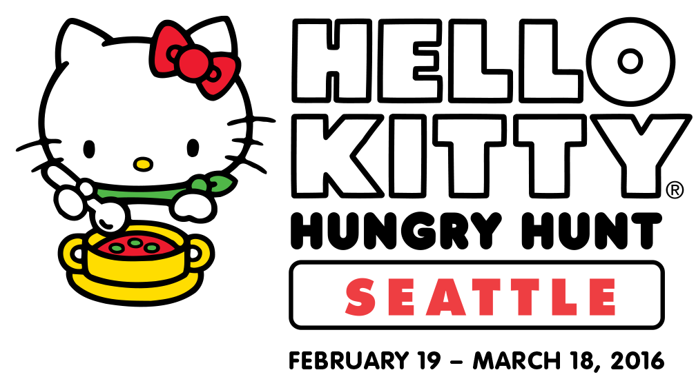 Hello Kitty Hungry Hunt in Seattle! Feb 19 - Mar 18
