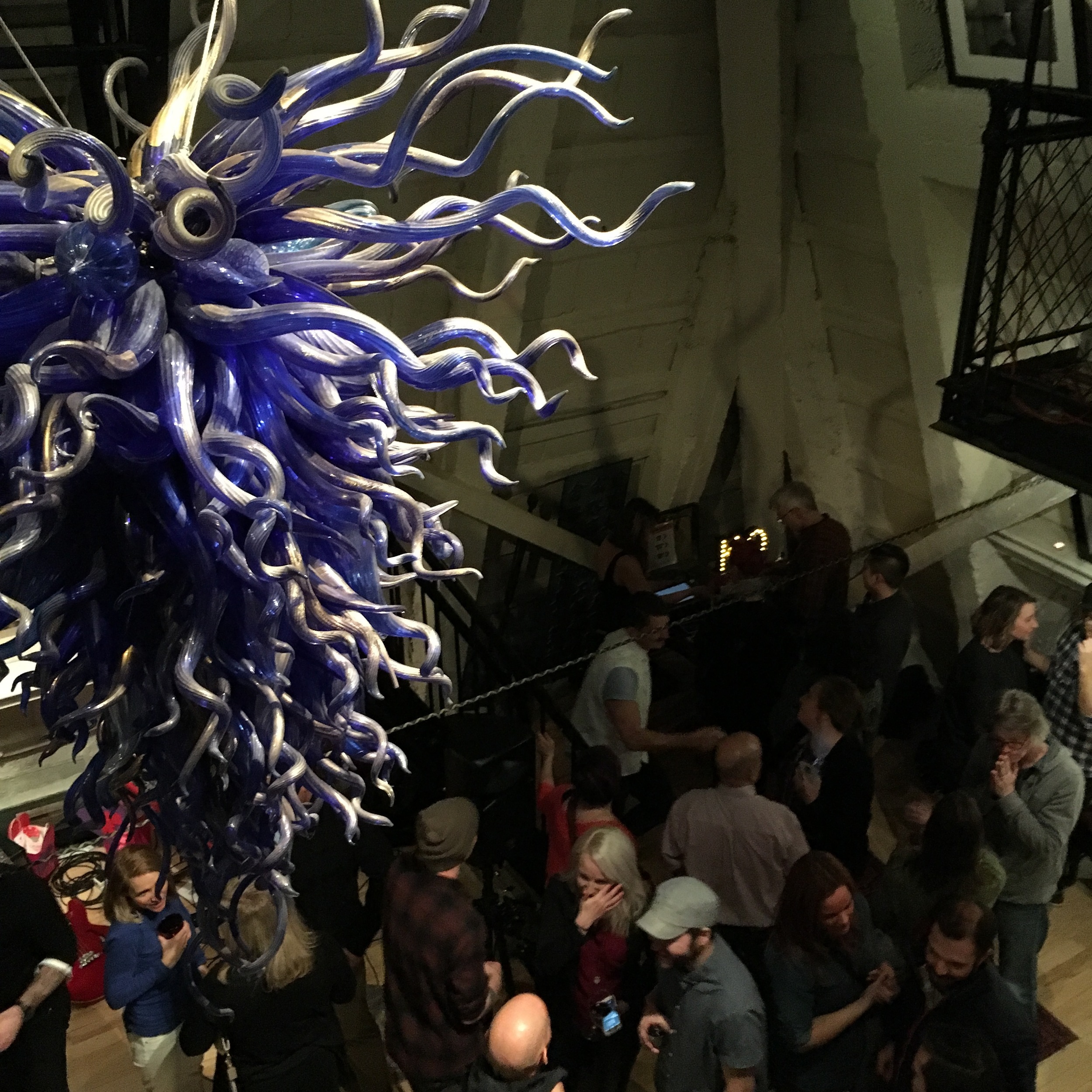 The incredible Chihuly chandelier