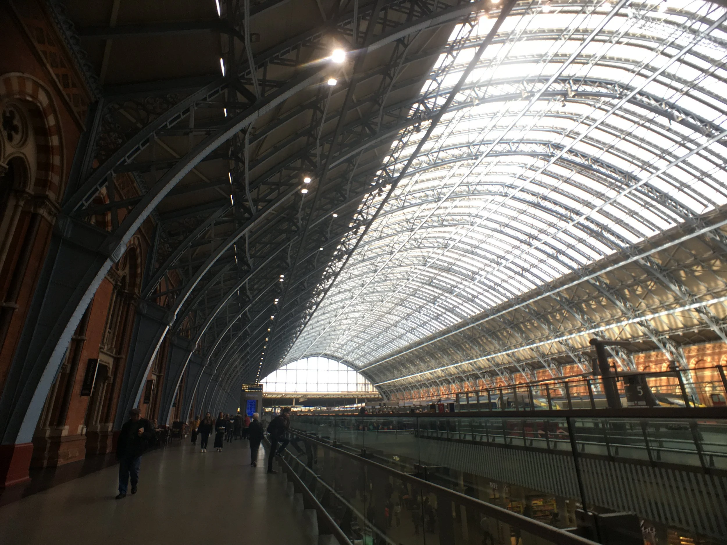 St. Pancras International Train Station.