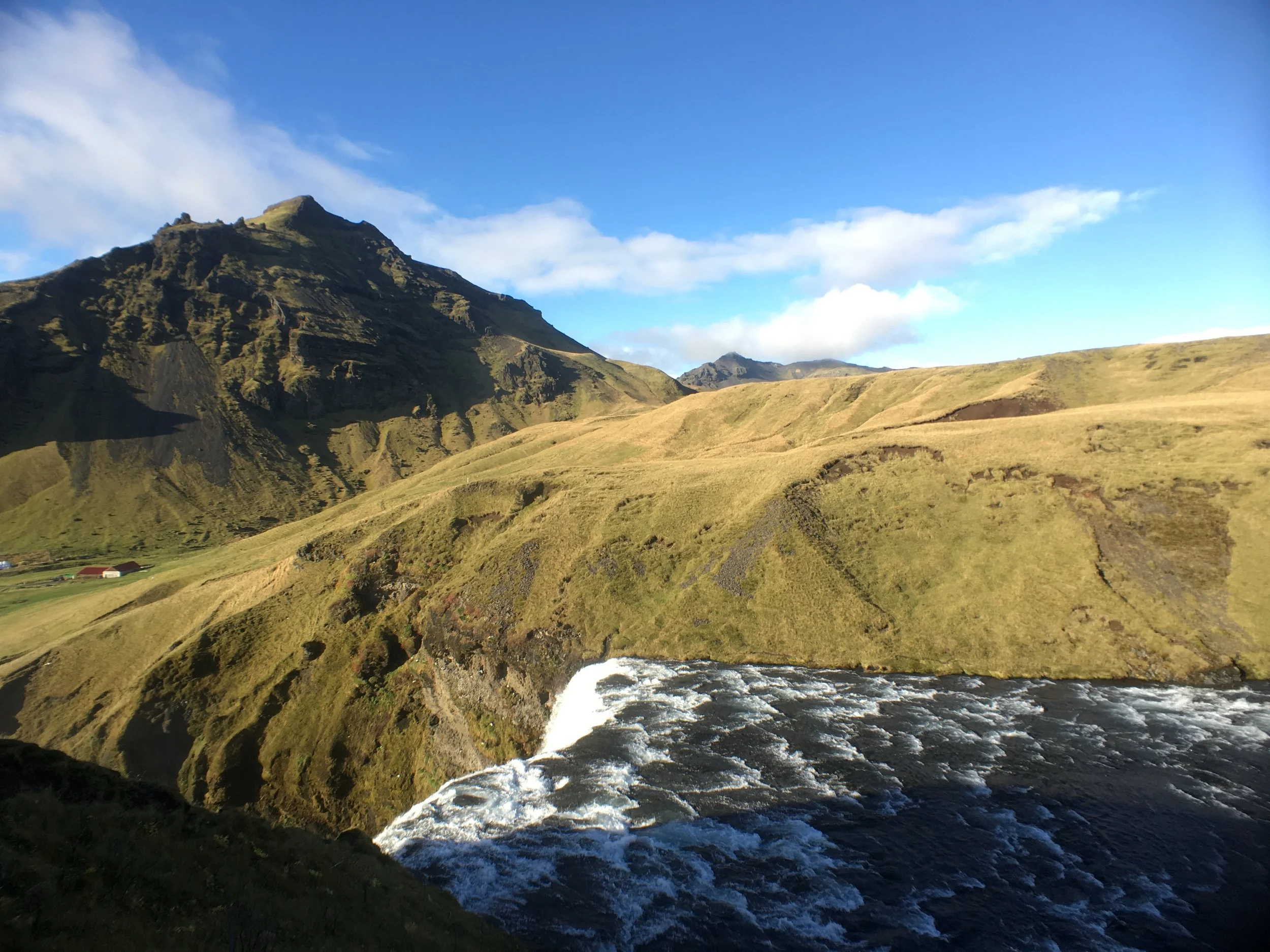 Atop Skogafoss