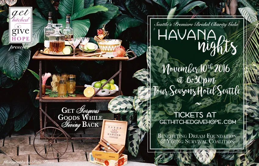 #Seattle! Join Me at Get Hitched Give Hope, This Thursday at Four Seasons Seattle!