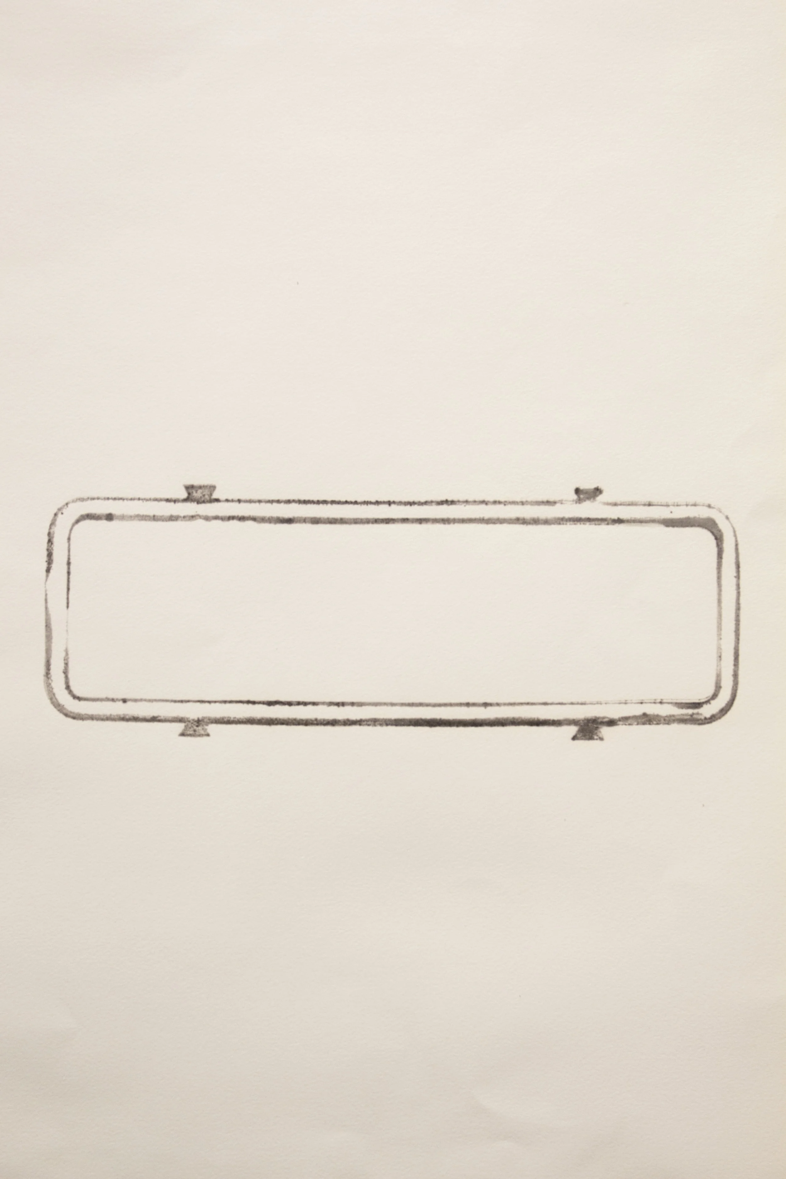 1967 bread-truck: gasket , 2013 motor oil, brake dust 20'' x 26"