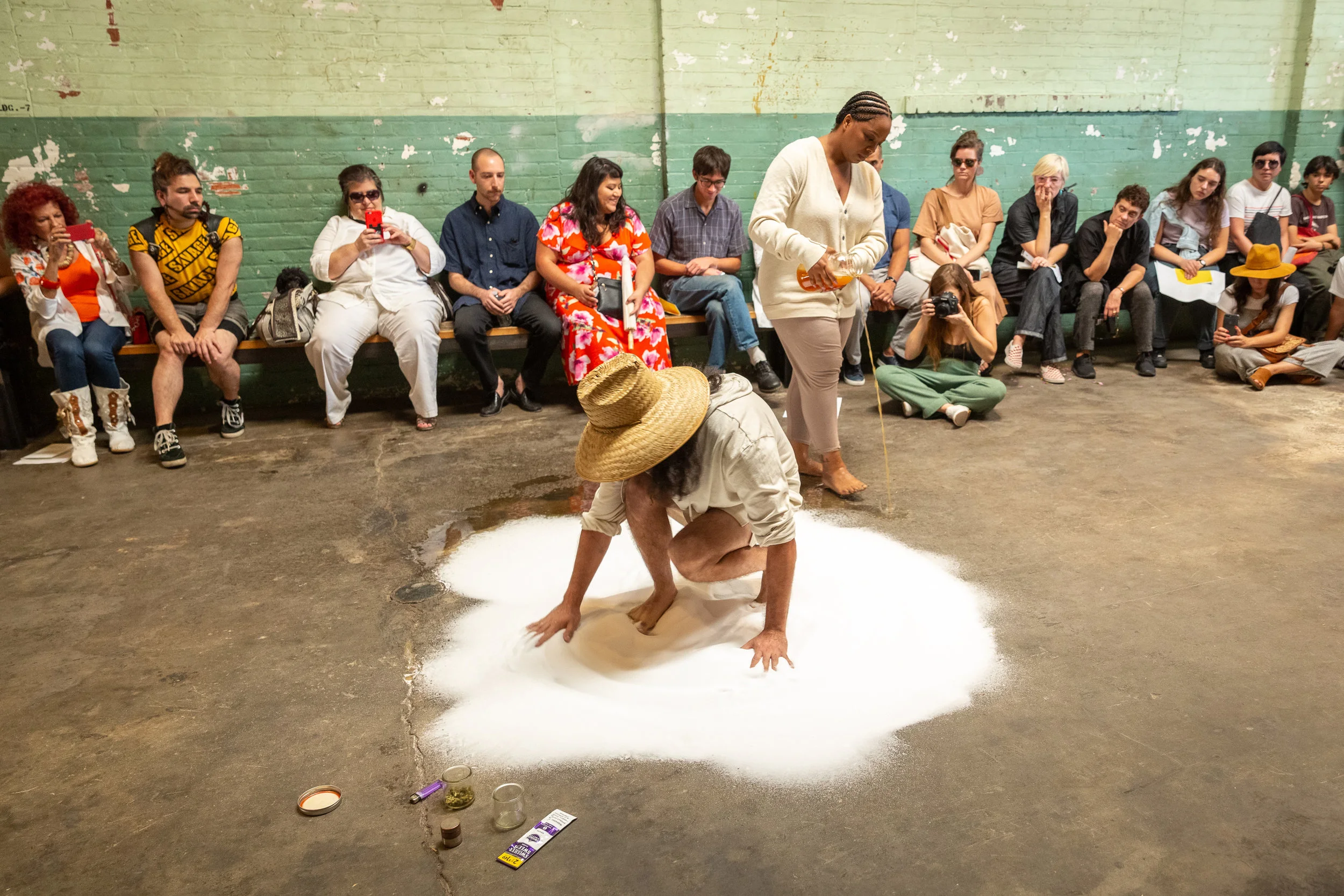 Untitled (It’s dangerous times. We have to be connected.) In collaboration with Patrisse Cullors In Response: Zoe Leonard’s ‘I want a president’ Hauser & Wirth Los Angeles, November 3, 2018 Photo courtesy of smg-photography / Sarah M. Golonka