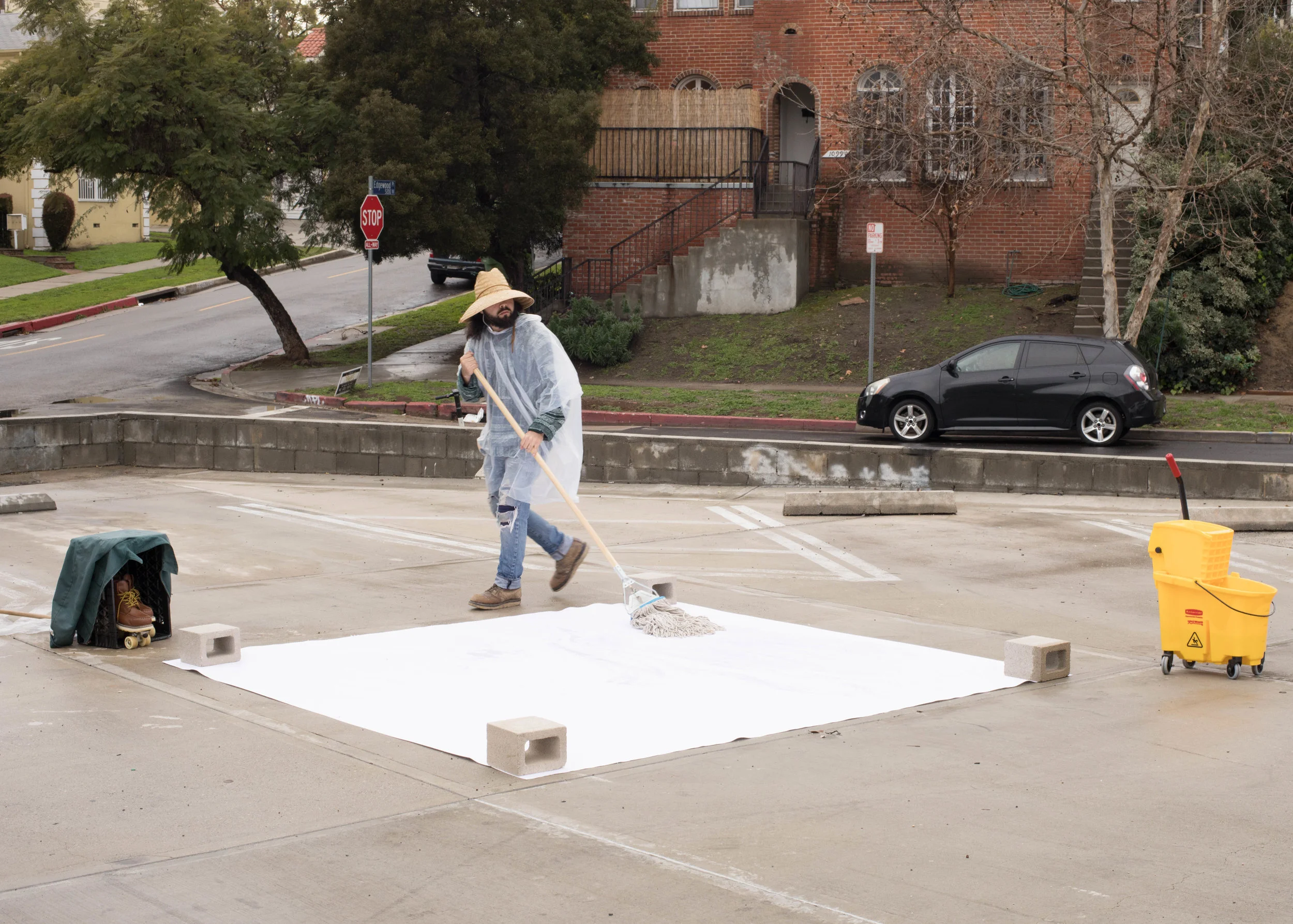 rain dance (3/5 of series), February 10, 2019 Performance documentation at ltd los angeles Photo Credit: Ana Briz © Copyright 2025. All rights reserved.