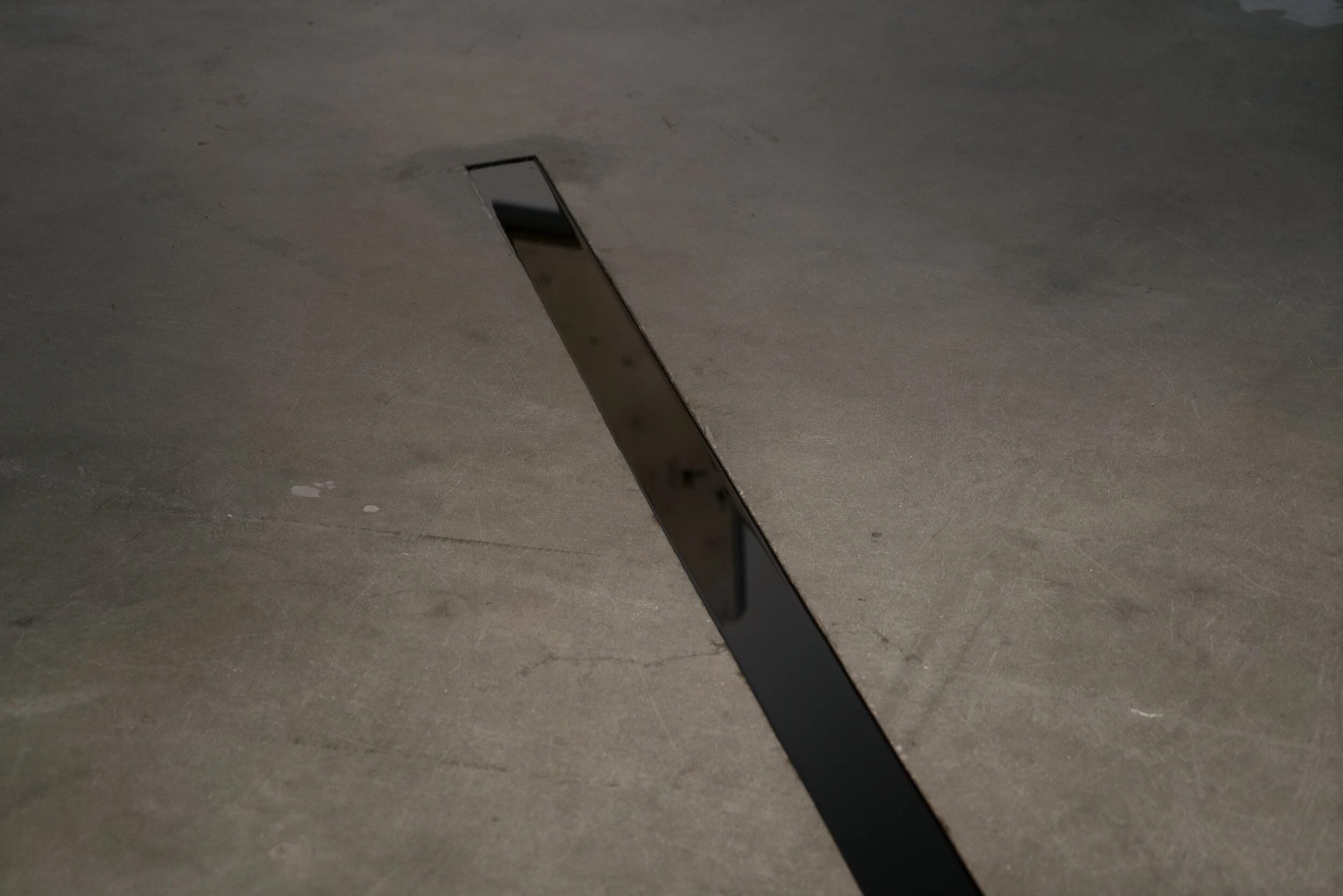Cut, bleed, heal (First Generation), 2019 channel with motor oil from 1987 white Ford Ranger 175 3/5 inches. © Copyright 2025. All rights reserved.