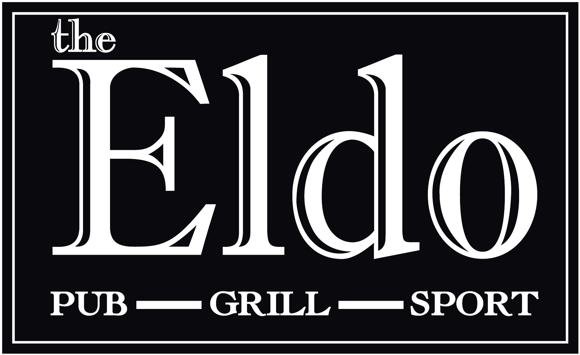 Menu The Eldo Bar Grill