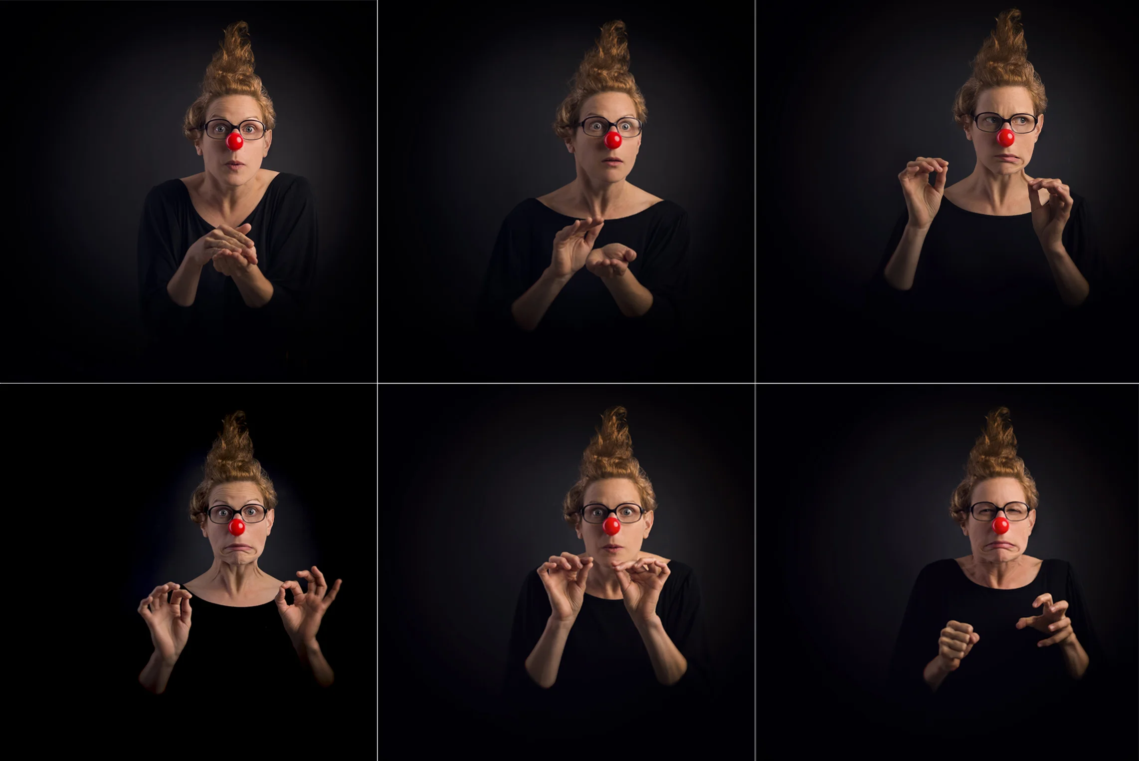 THEATER TRANSIT " DIE KOFFERENZ" IN GRAZ / AUSTRIA CLOWN HELENE