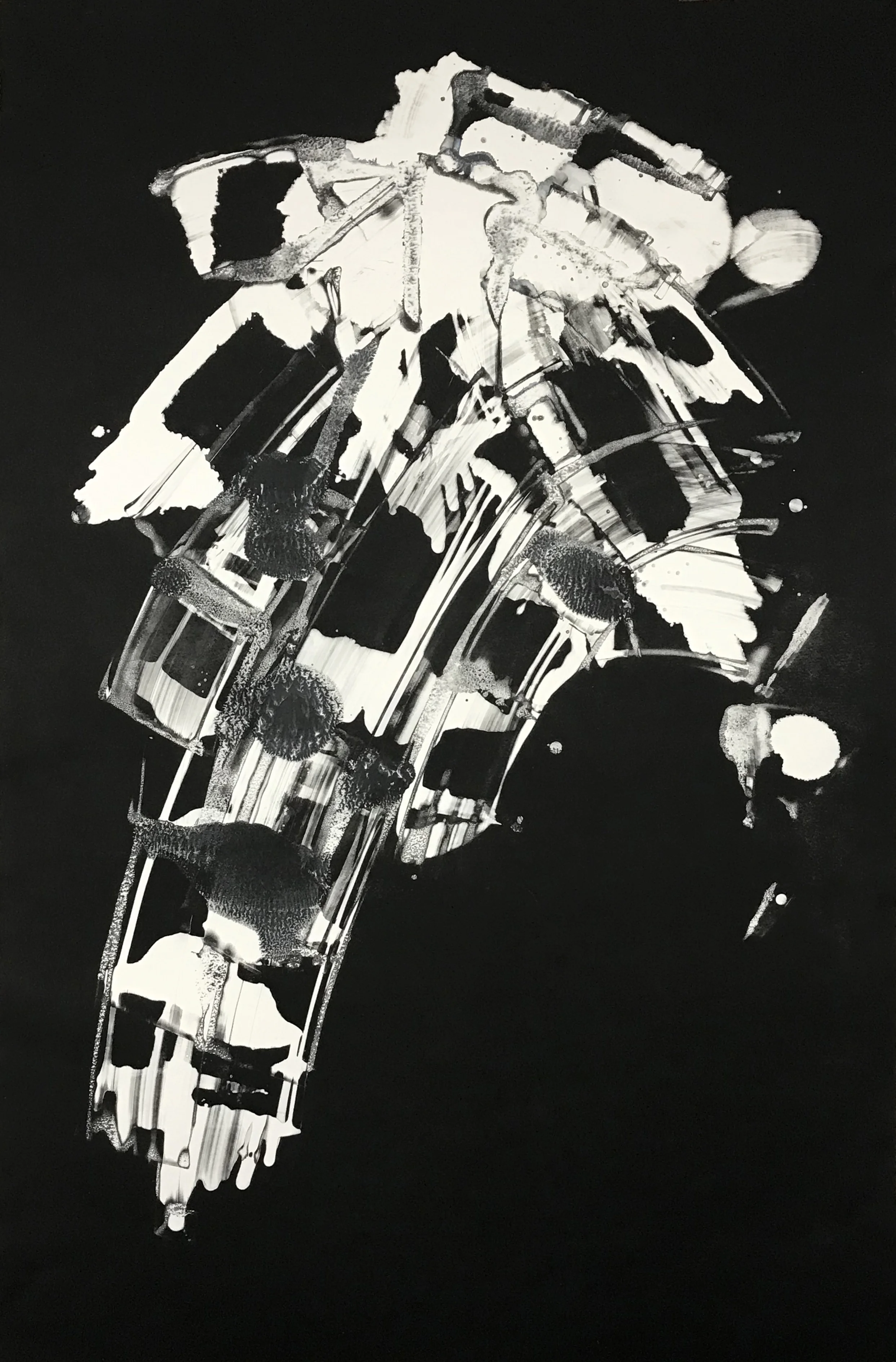Monotype on Somerset 152.4 x 101.6 cm (60 x 40 inches)