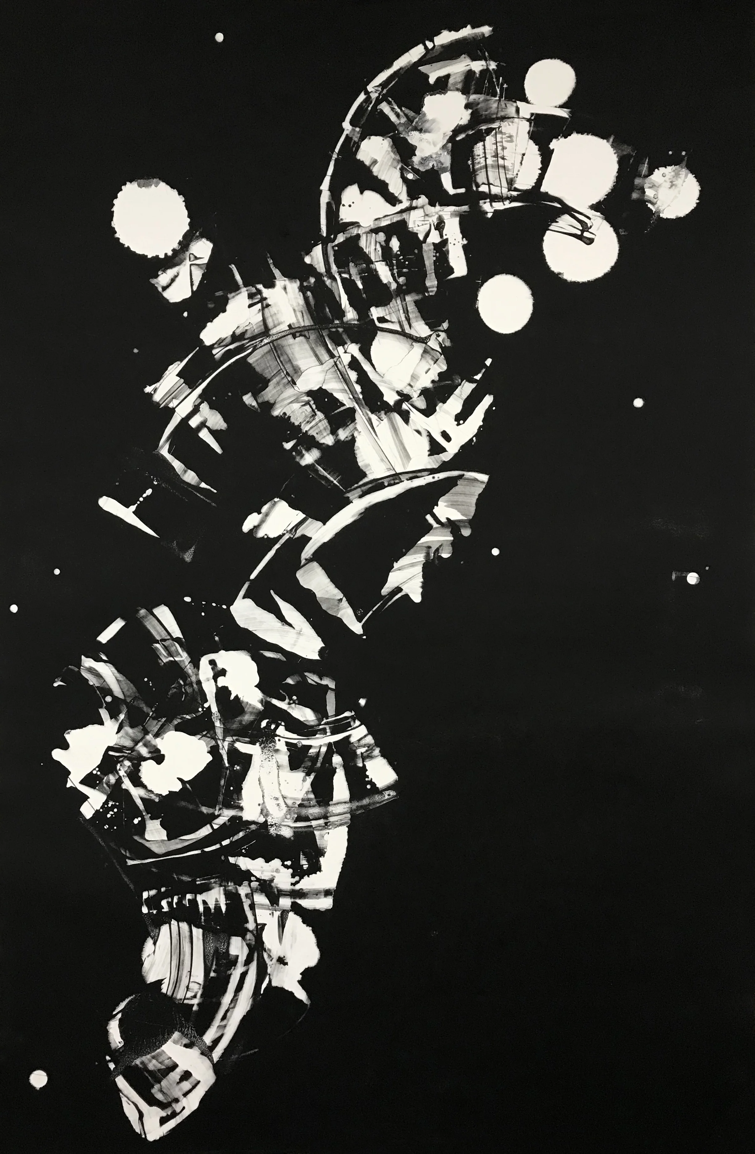 Monotype on Somerset 152.4 x 101.6 cm (60 x 40 inches)