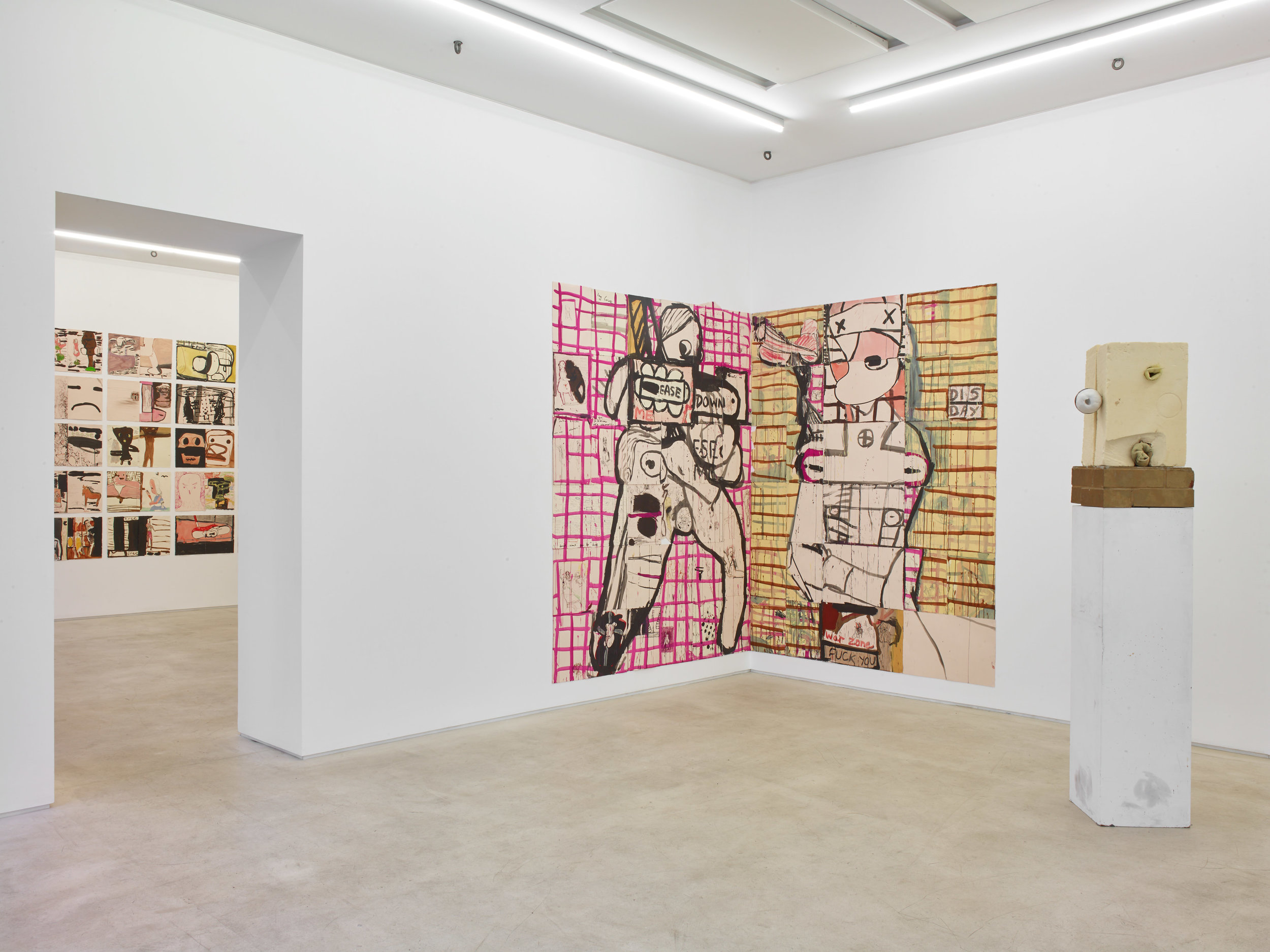 Installation view of Smile Please, 2018. Image: Jackson White