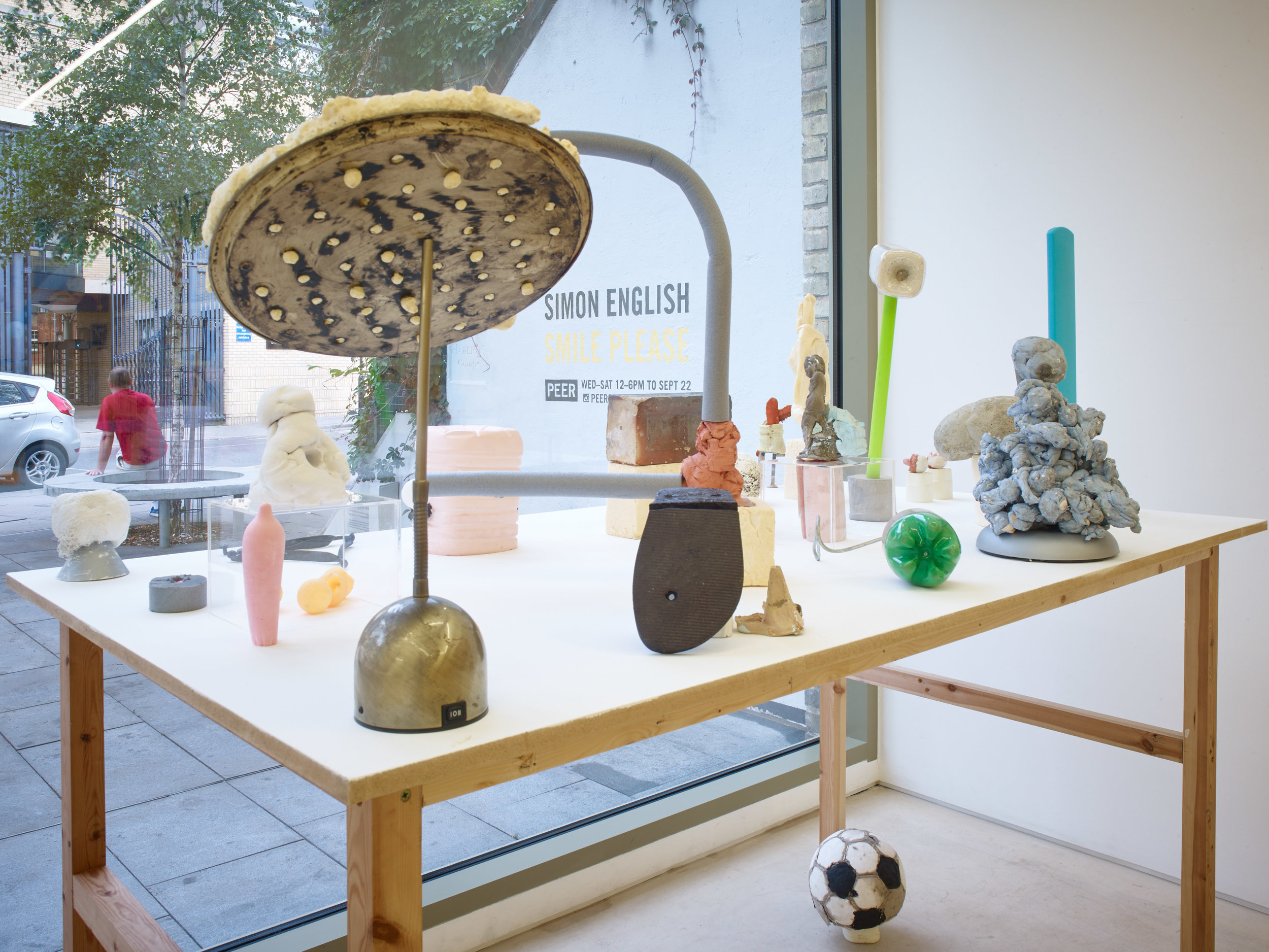 Installation view of Smile Please, 2018. Image: Jackson White