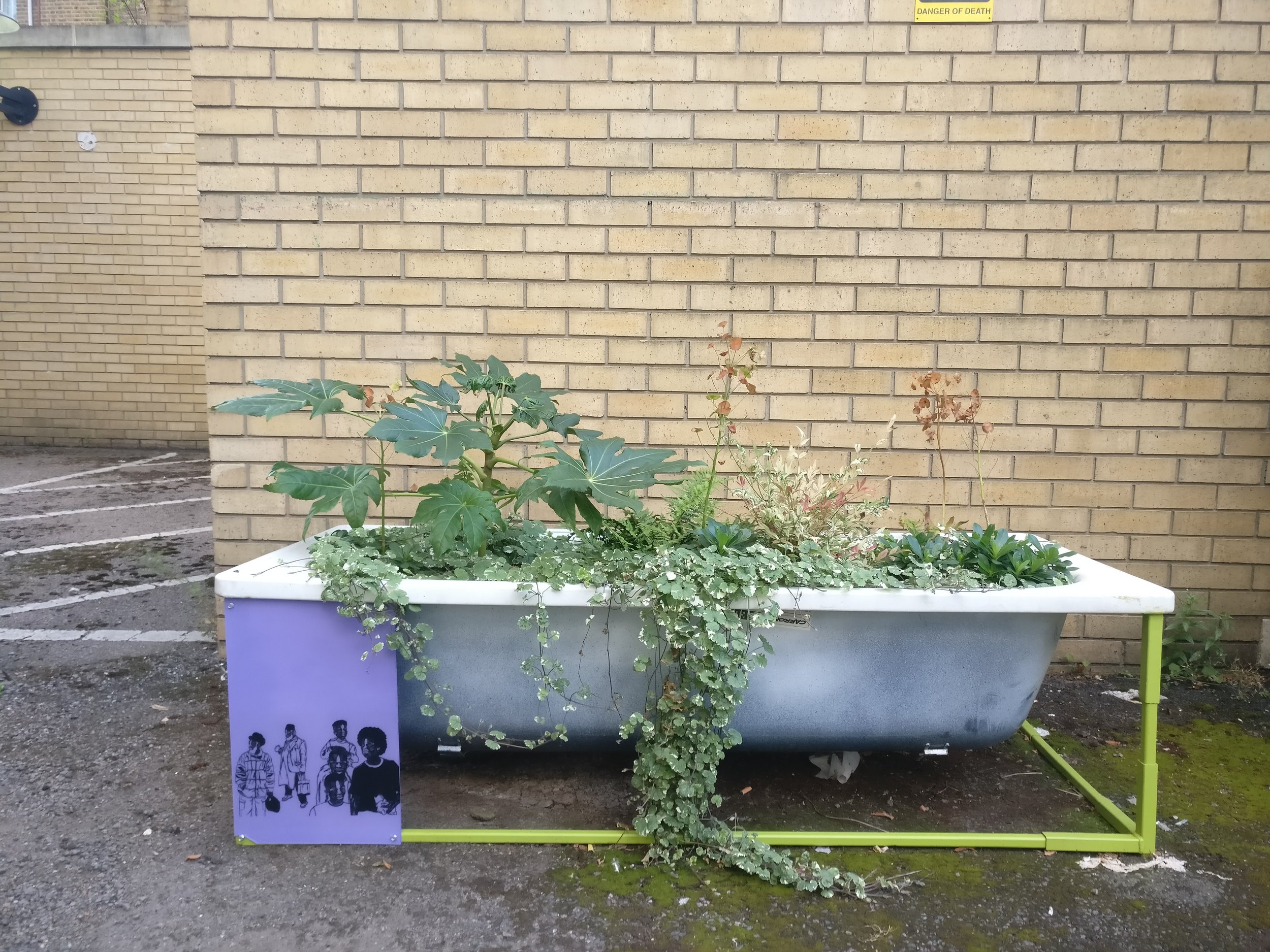 Shoreditch Library tub