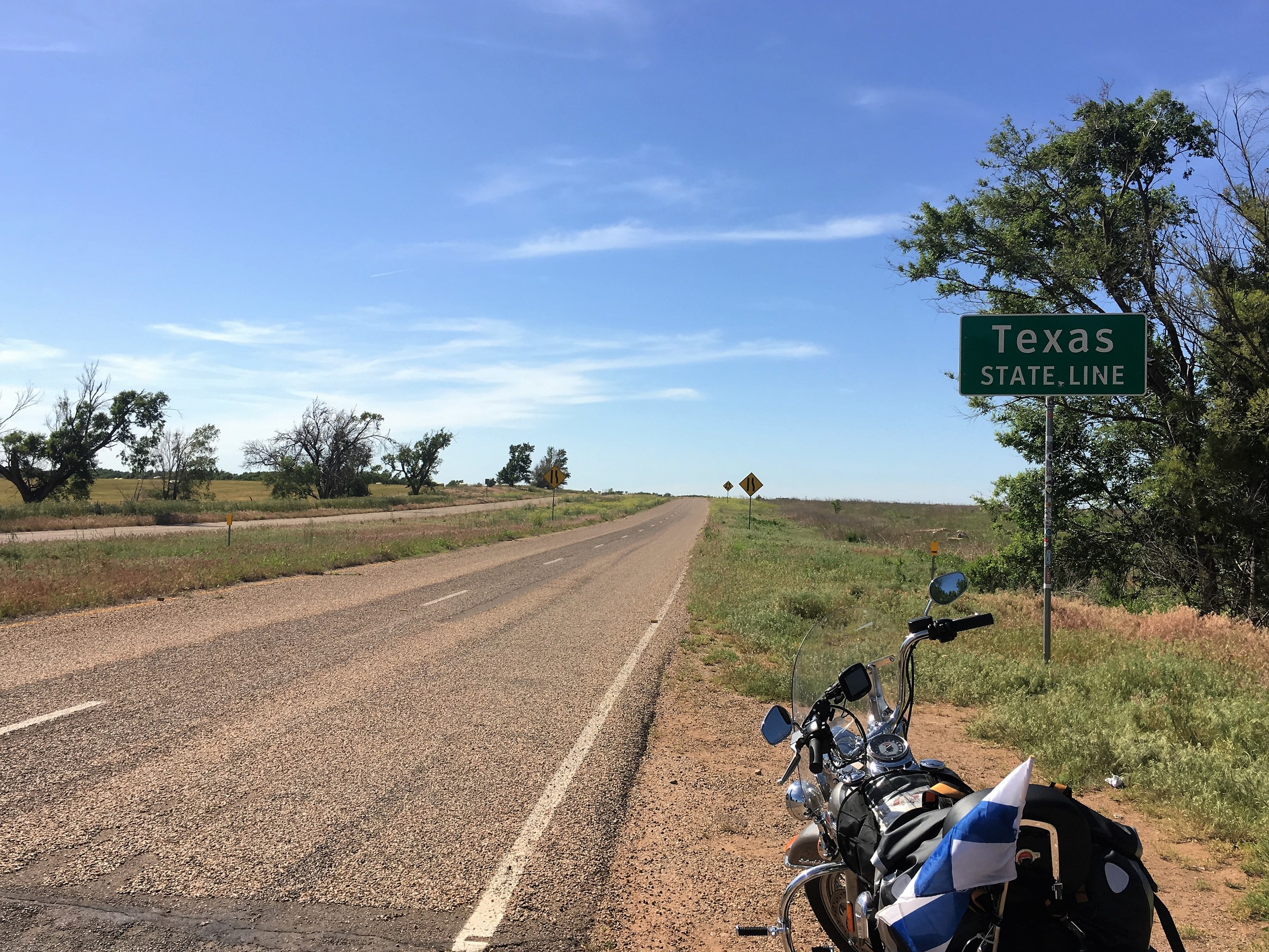 Texasin ja Oklahoman rajalla, Route 66 varrella!