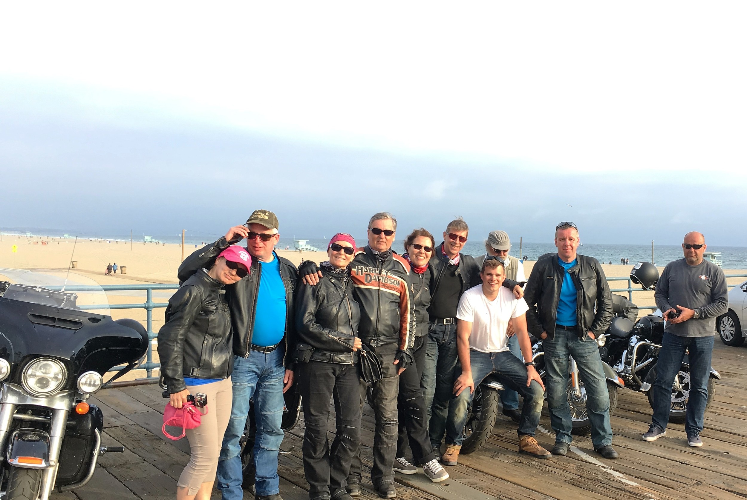 Saavuttiin Santa Monica Pierille - klo 18.32 | 19.05.2016