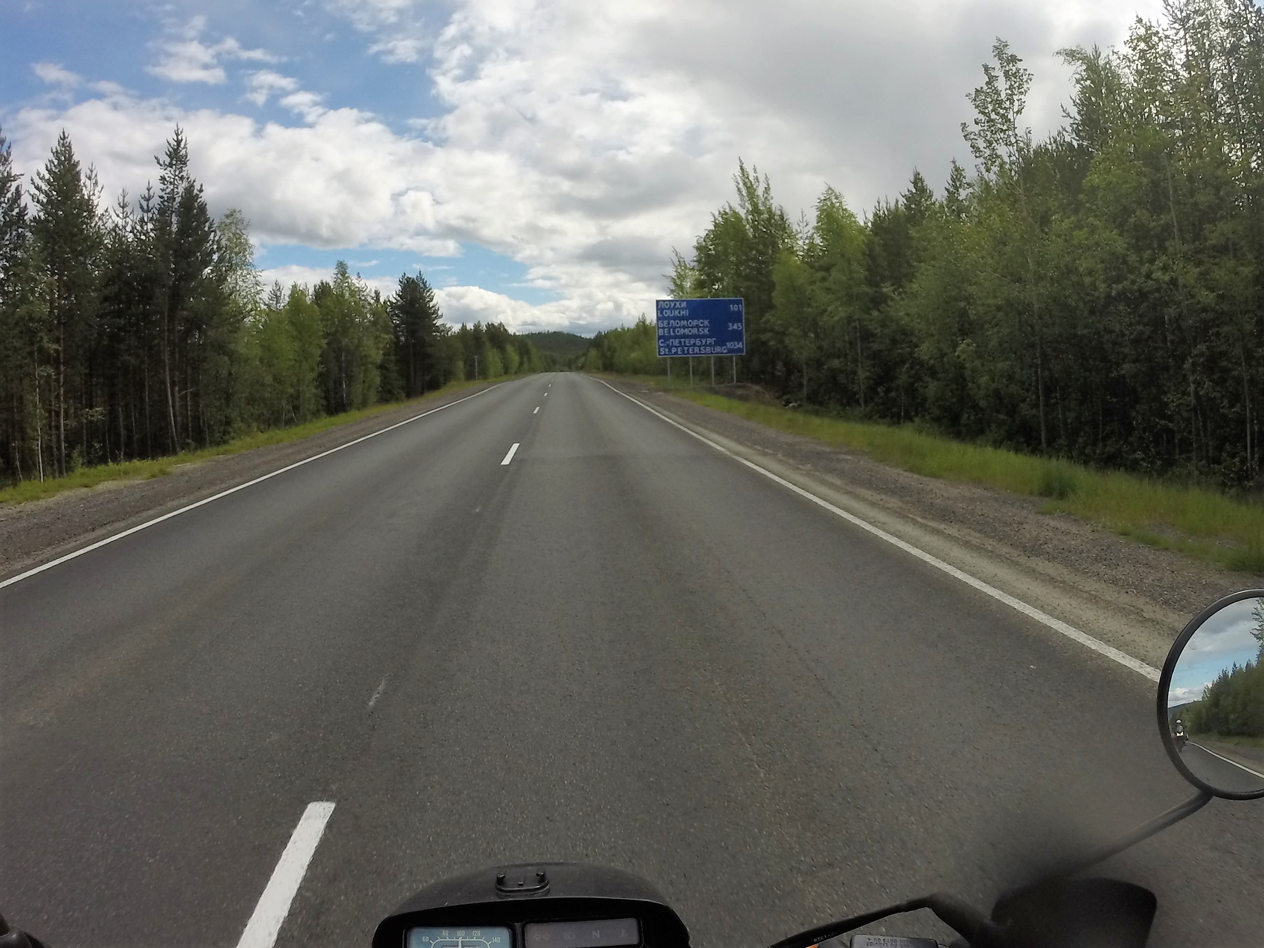 Vielä yli 1000 kilometriä Pietariin!