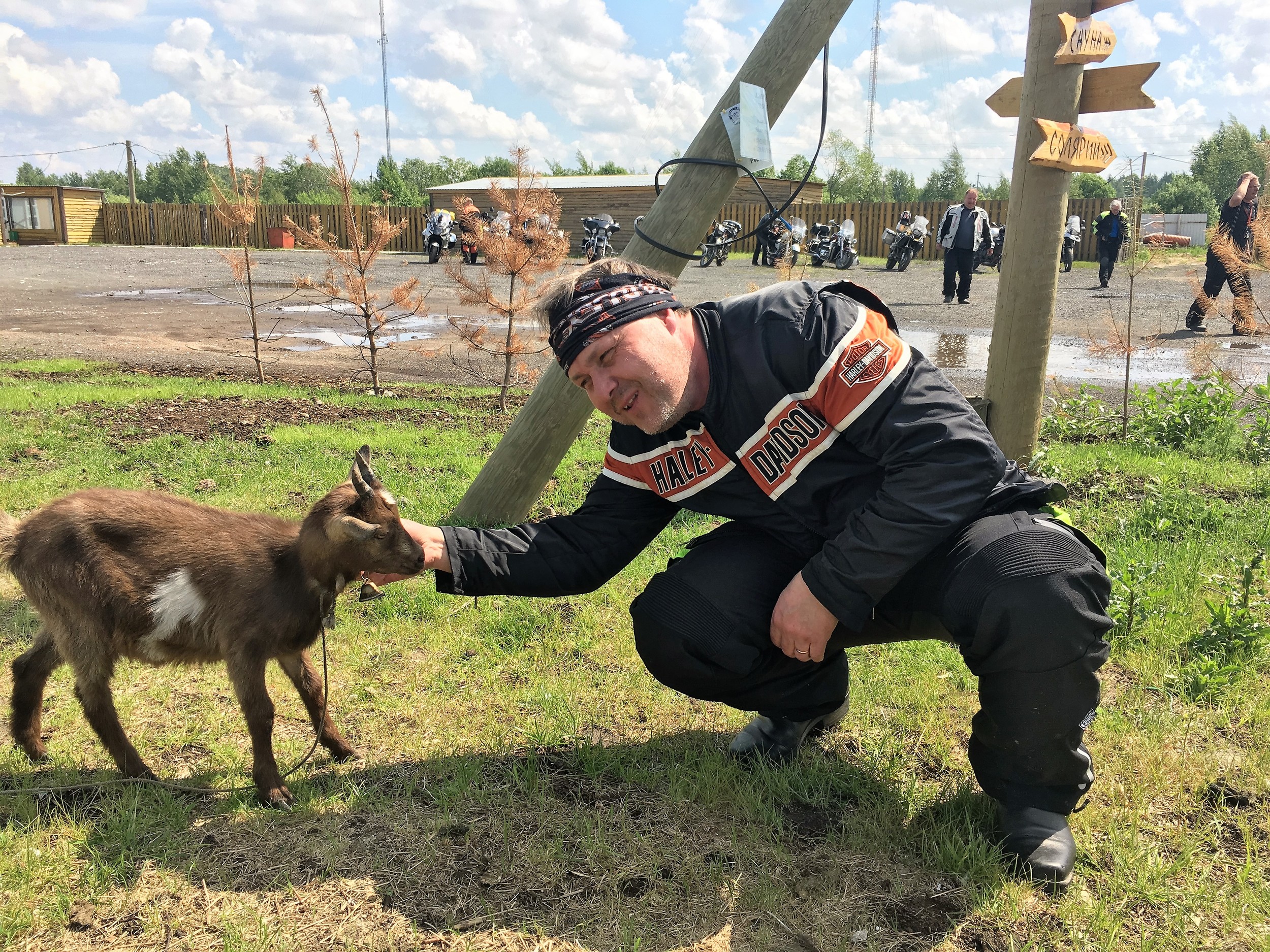 Saatiin nämä kaksi pukkia samaan kuvaan! :)