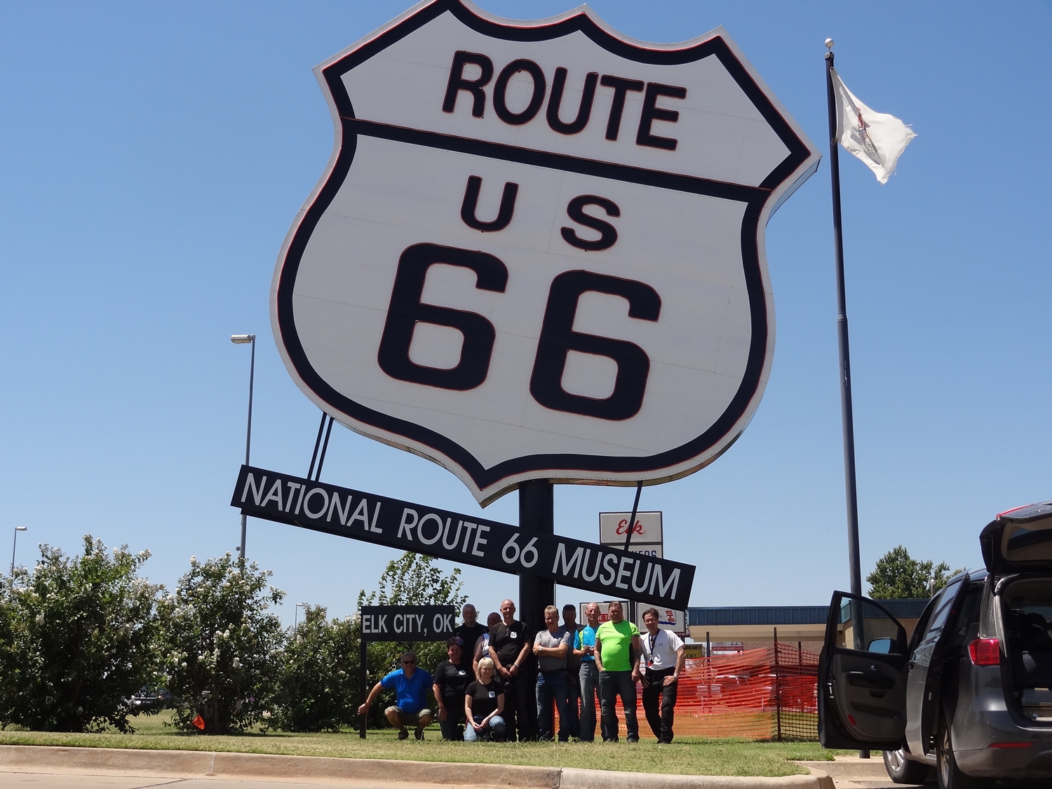 Elk Cityn Route 66 -museo. Siellä oli paljon erilaisia amerikkalaisten sinänsä lyhyeen historiaan liittyviä teemoja. Siis muutakin kuin pelkkää Route 66-tavaraa. Ihan käymisen arvoinen paikka!