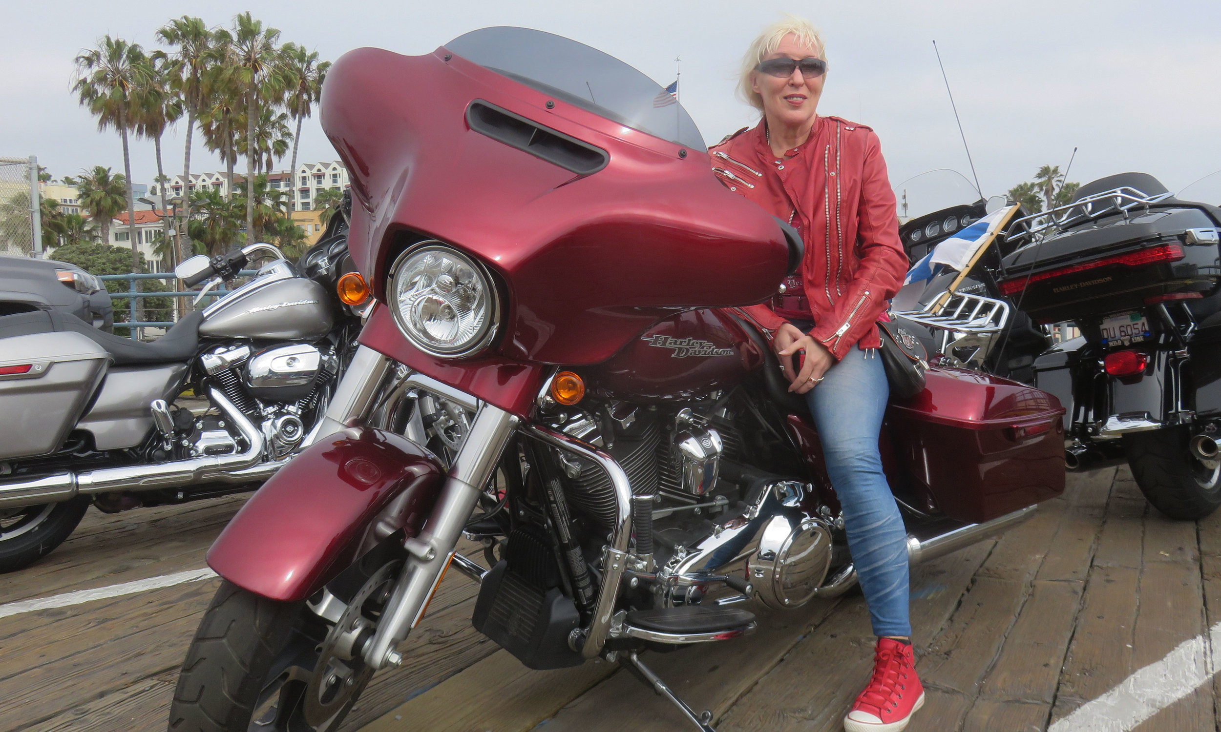 Tarja ja Lassen Street Glide