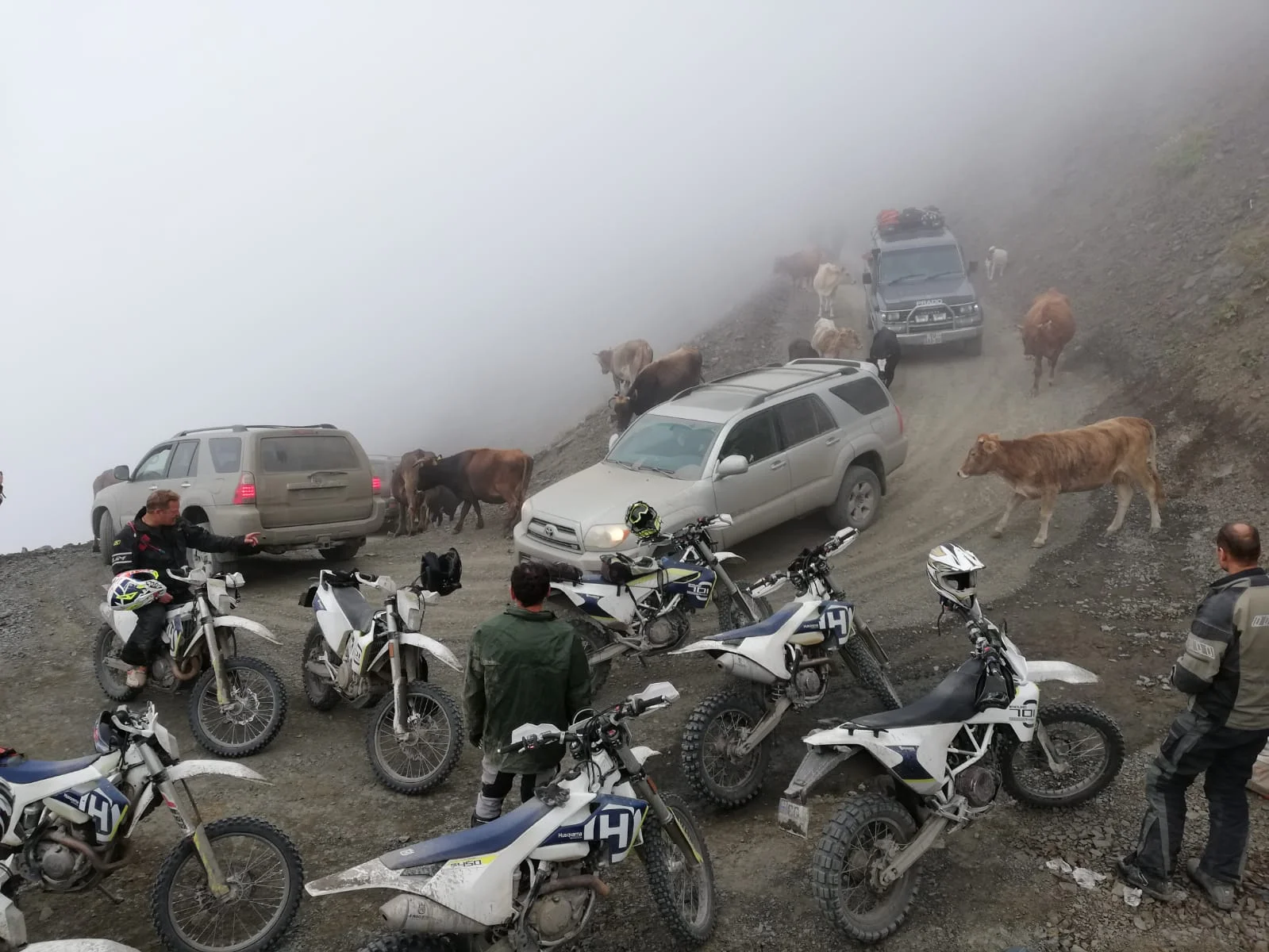 Päivä5 Naphareuli-Omalo 90 km. Omalo Pass