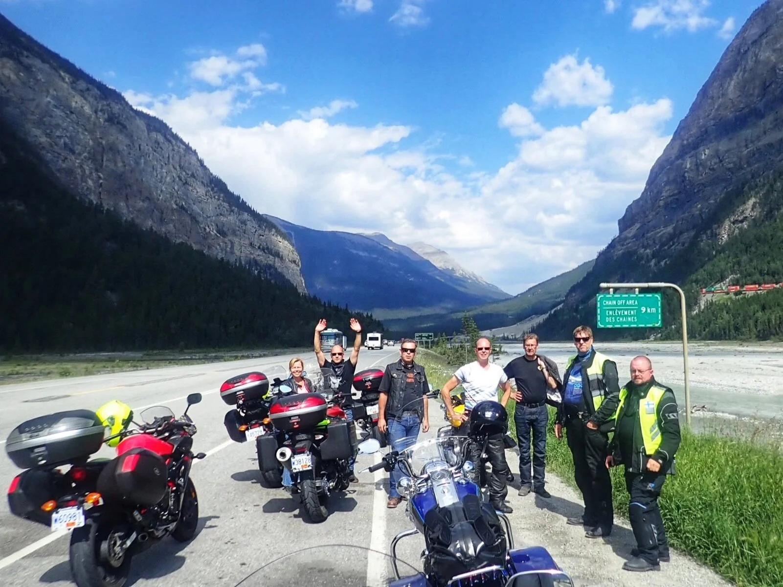 kanada-moottoripyörällä