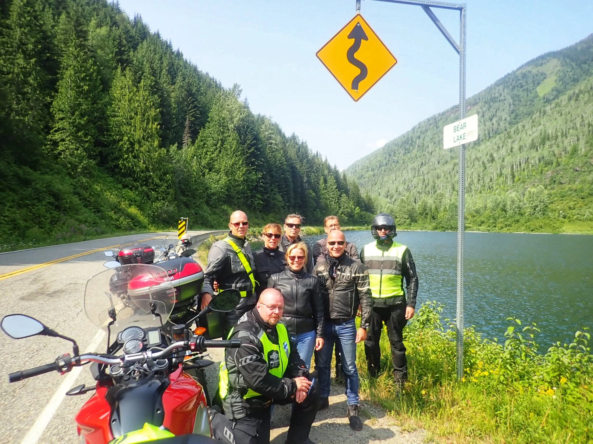 kanada-moottoripyörällä