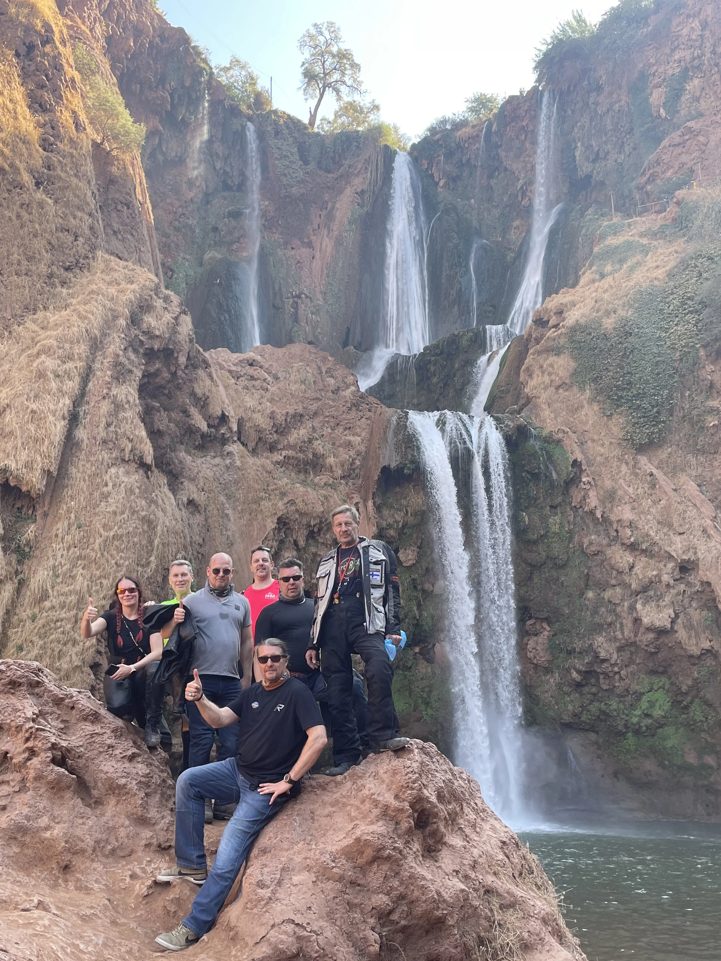 Helppo oli alas tulla, mutta samaa polkua takas. Kannatti kuitenkin.