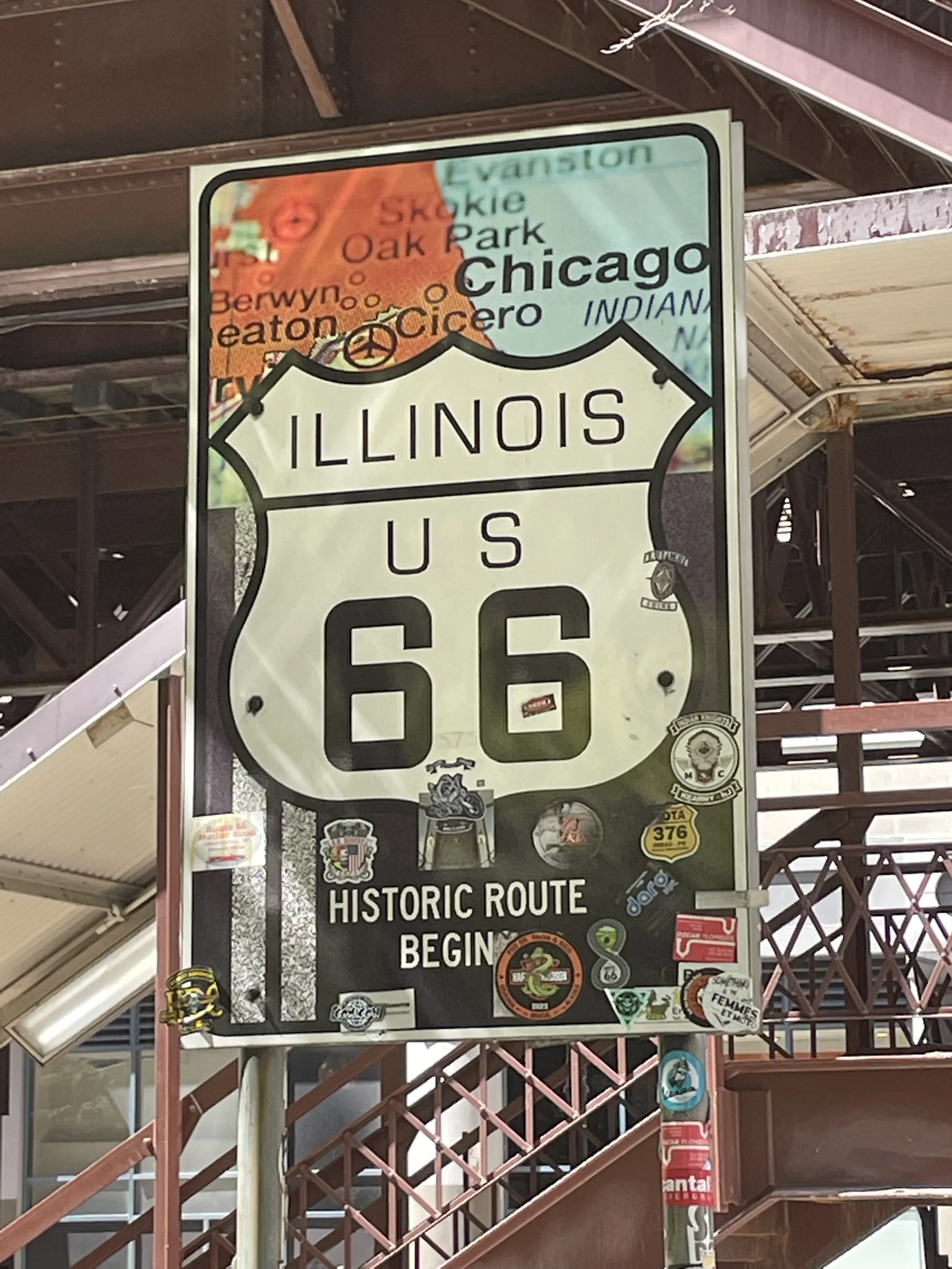 PÄIVÄ 6 I ROUTE66 NY-LA I CHICAGO 0 KM