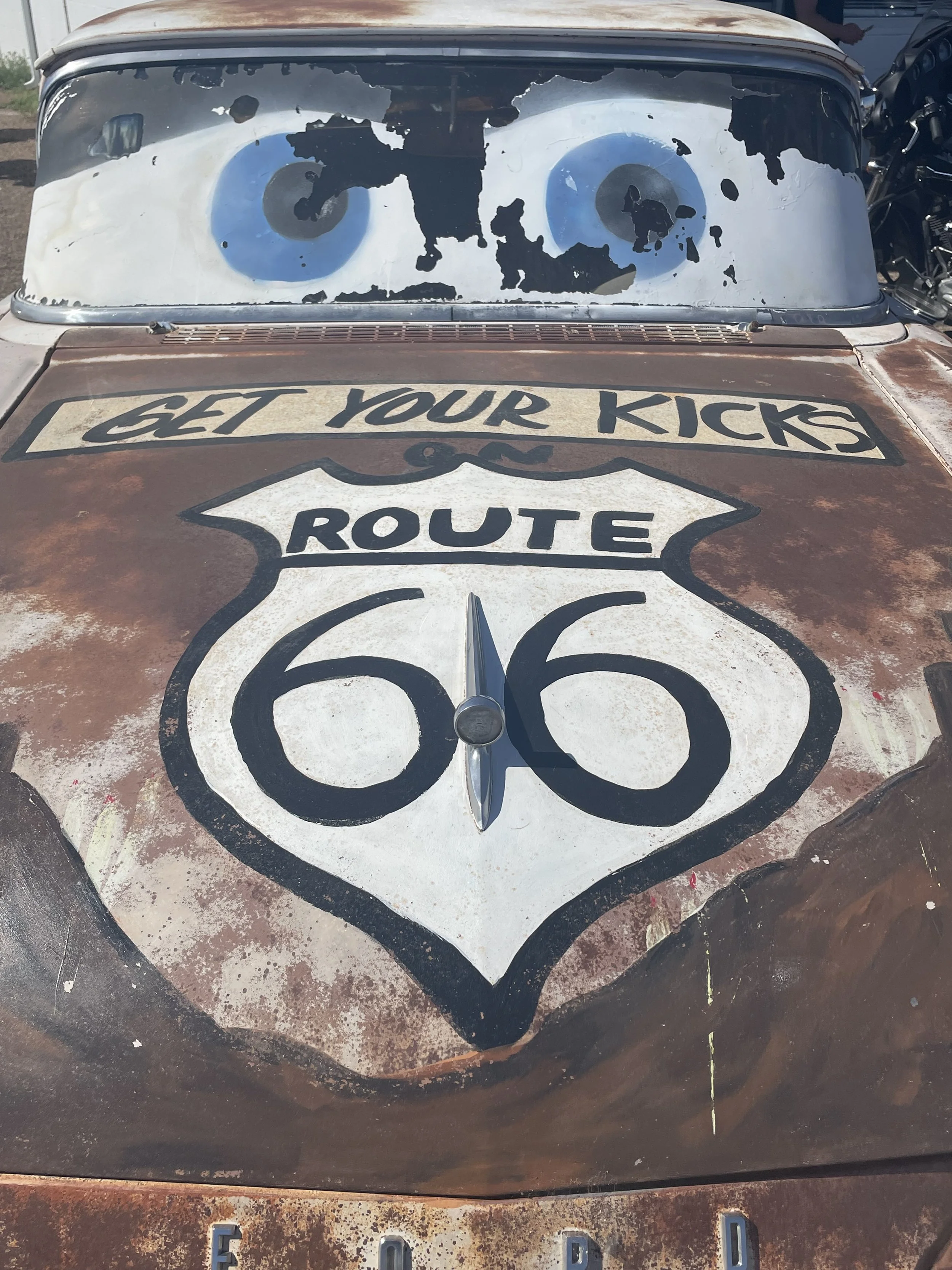 PÄIVÄ 12 I ROUTE66 NY-LA I AMARILLO - CADILLAC RANCH - SANTA FE 476km