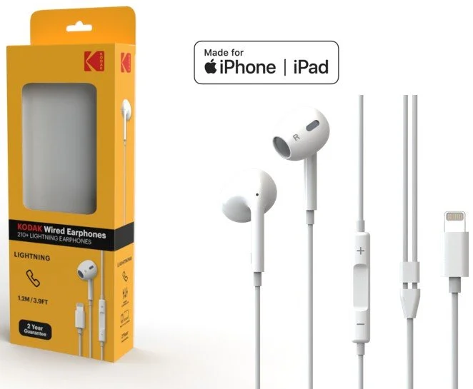 Kodak Wireless Earbuds Kodak Wired Earbuds Review White Wireless