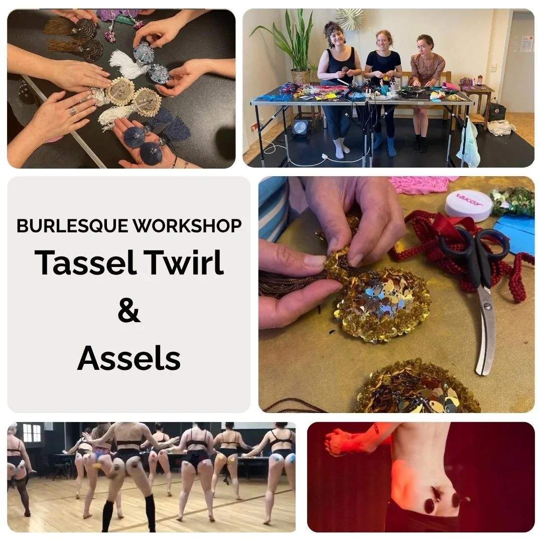 25.07. BURLESQUE TASSEL TWIRL Kreativ- &amp; Tanzworkshop mit Germanys Queen of the Firetassels Mama Ulita