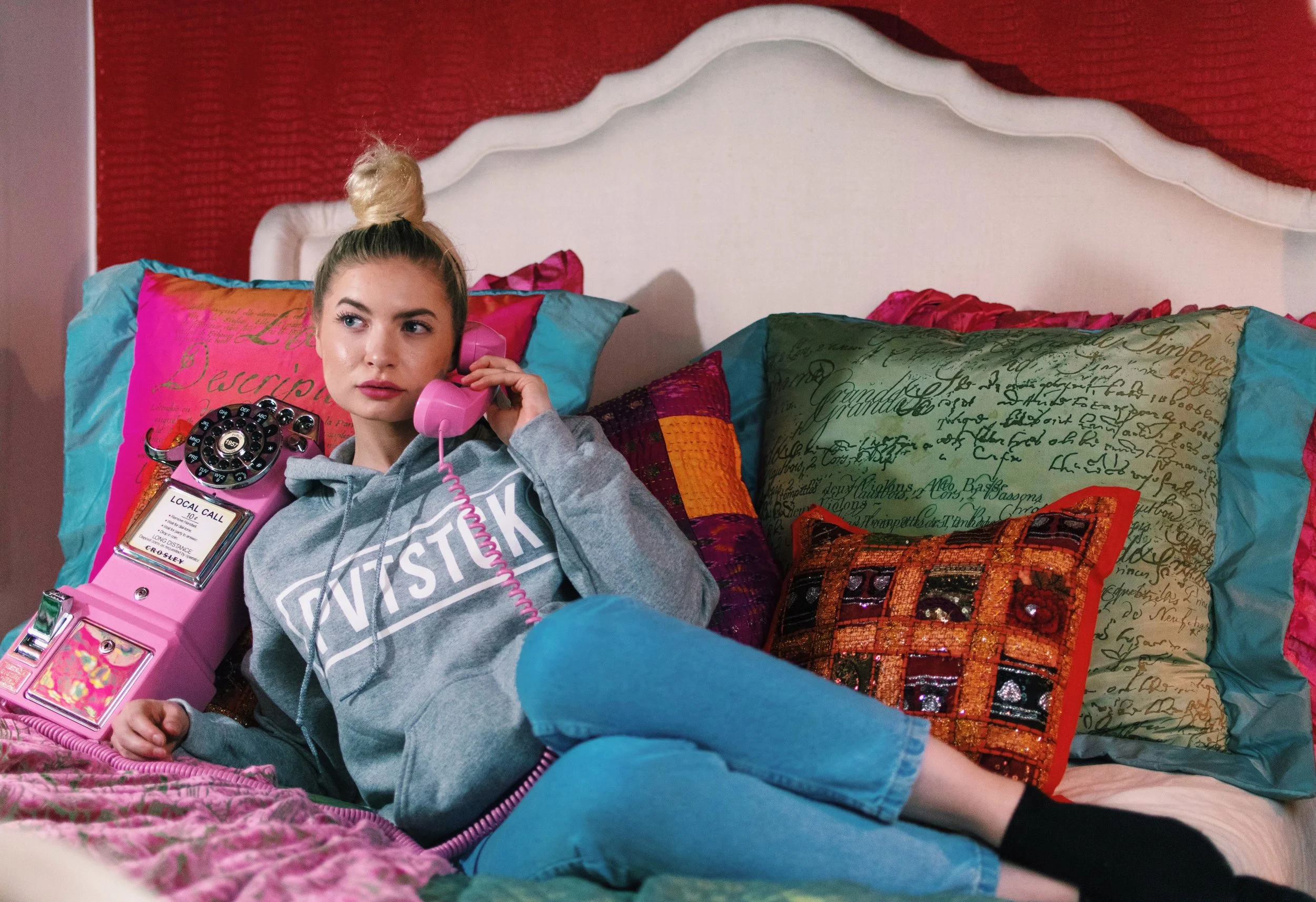 PVTSTCK Logo Hoodie (Heather Grey)