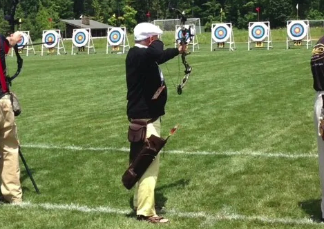 Charlie Edwards competes at the 2015 National Senior Games. (Courtesy of Charlie Edwards)