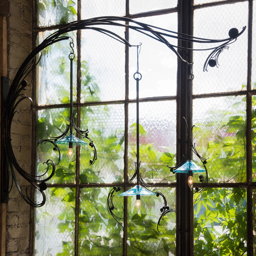 morning glory lamp