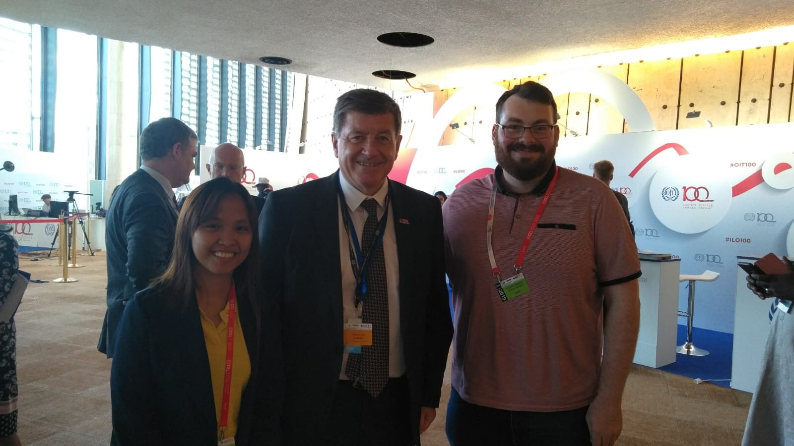 ICYCW Delegates with the Director-General of the ILO, Guy Ryder - who hails from Liverpool.