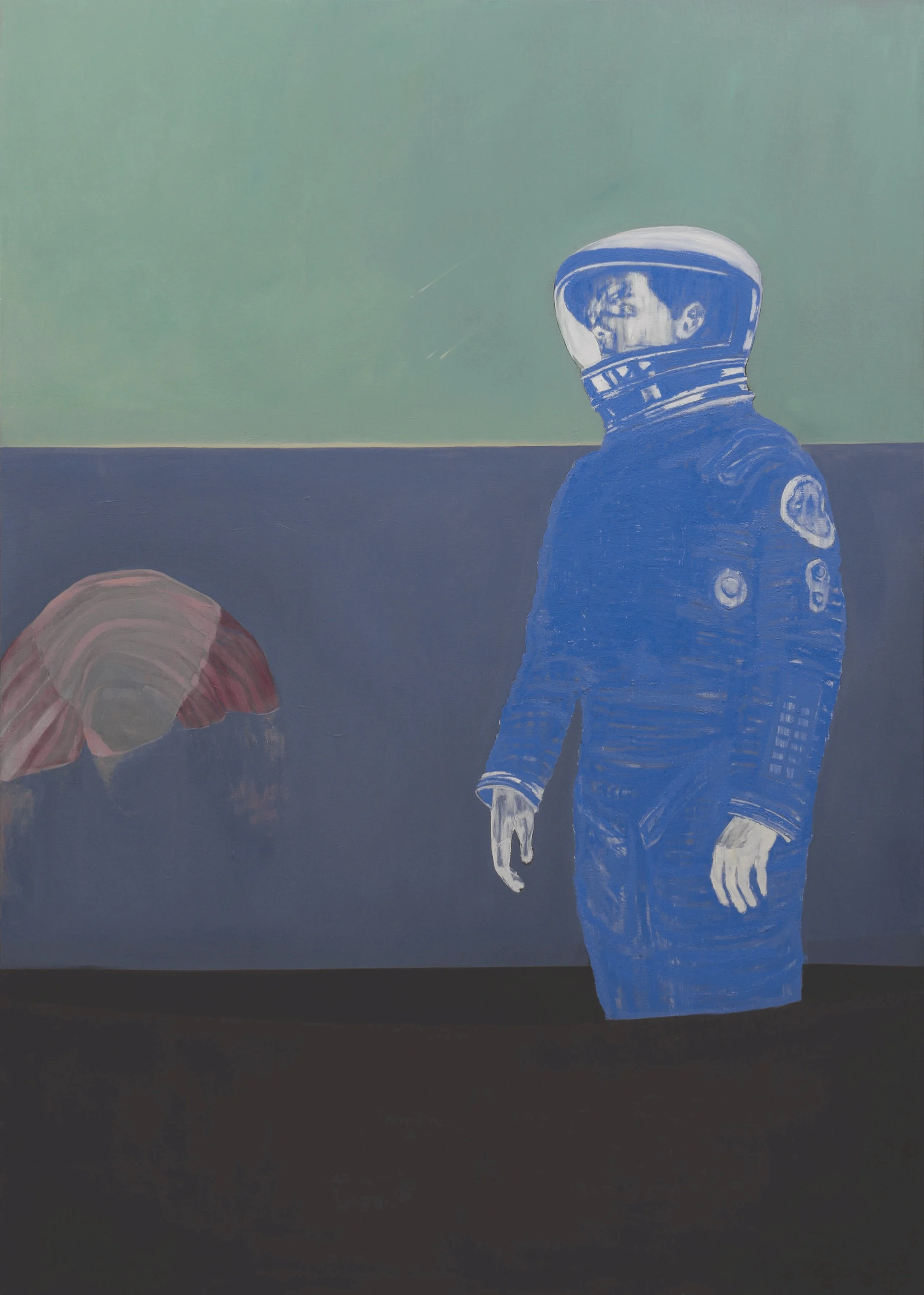 "Contrails" Oil on canvas 210 x 150cm 2015