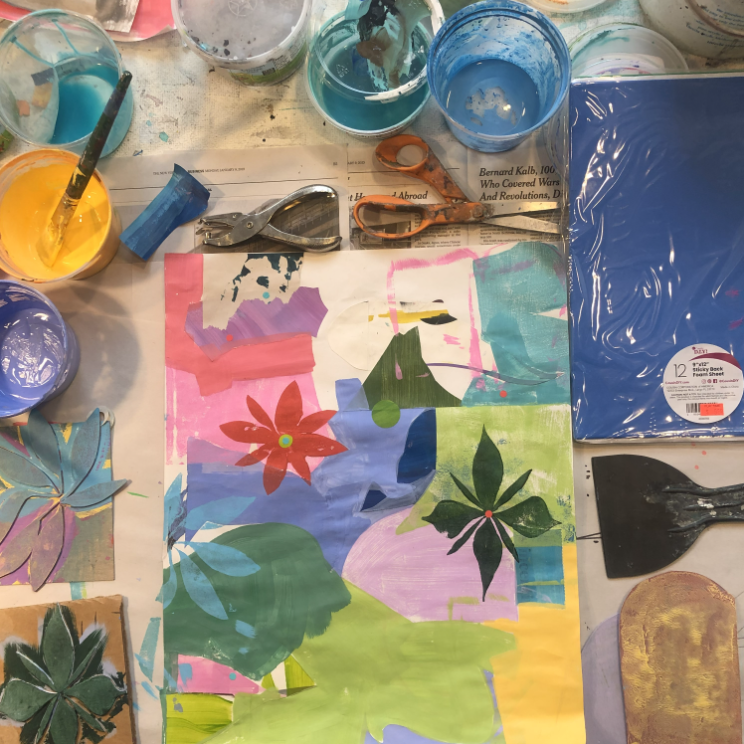 Prints &amp; Painting in Collage
