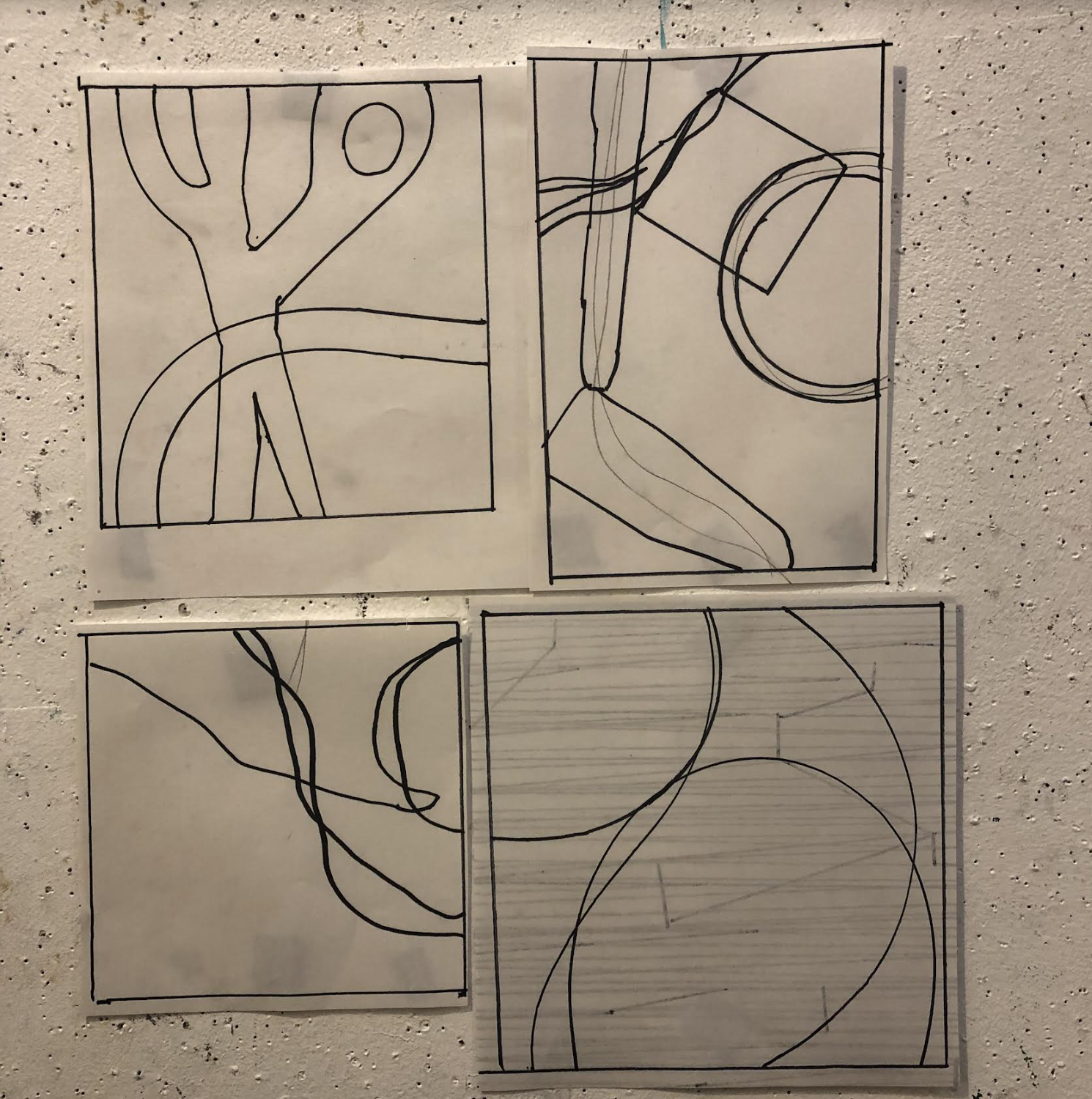 Zoom Drawing: Handwriting, Cy Twombly Mark Making, Prop Tracing &amp; Ink Washes