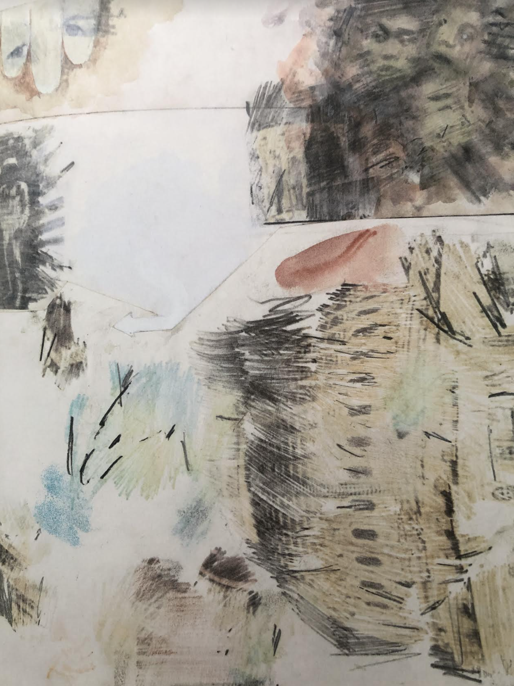 Robert Rauschenbergs Transfer Drawing Technique with a Drawing Warm Up