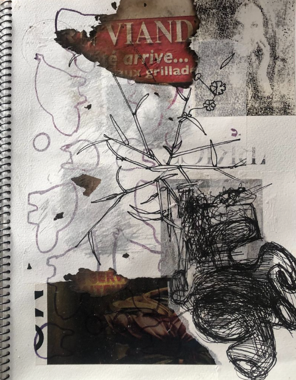 Using Drawings in Collage: Collage Thrives on Contrast and Variety