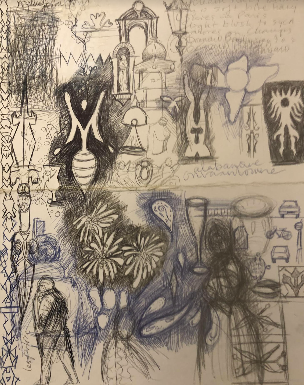 Conglomerate Drawings and The Art of Continuous Sketching